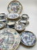 30 Pc English Ironstone Dinnerware "Chinoiserie" - 2