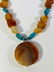 Modern Agate and Turquoise Necklace & Bracelet - 3