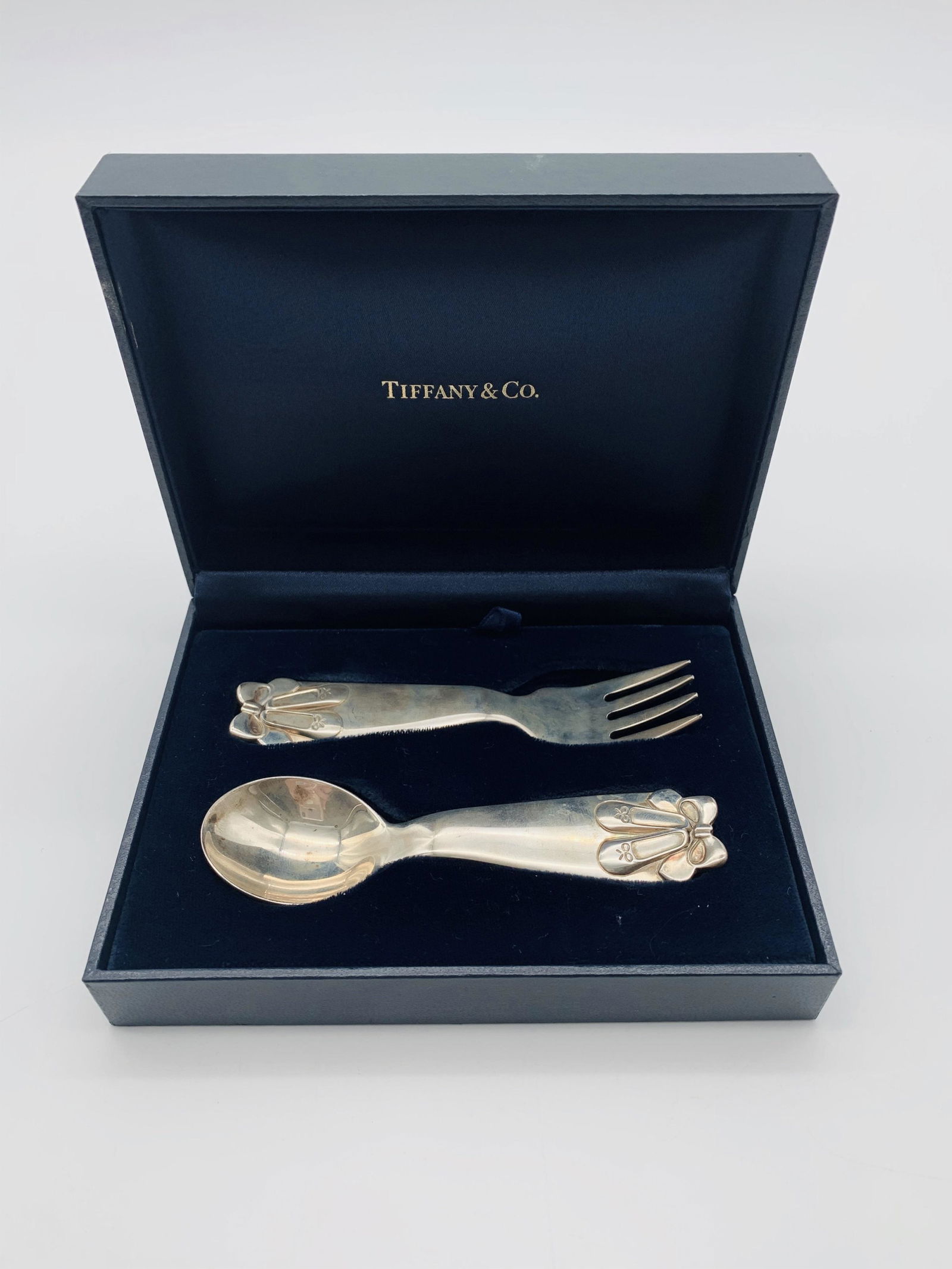 Tiffany & Co. Sterling Child's Utensil Set In Box (1 of 6)