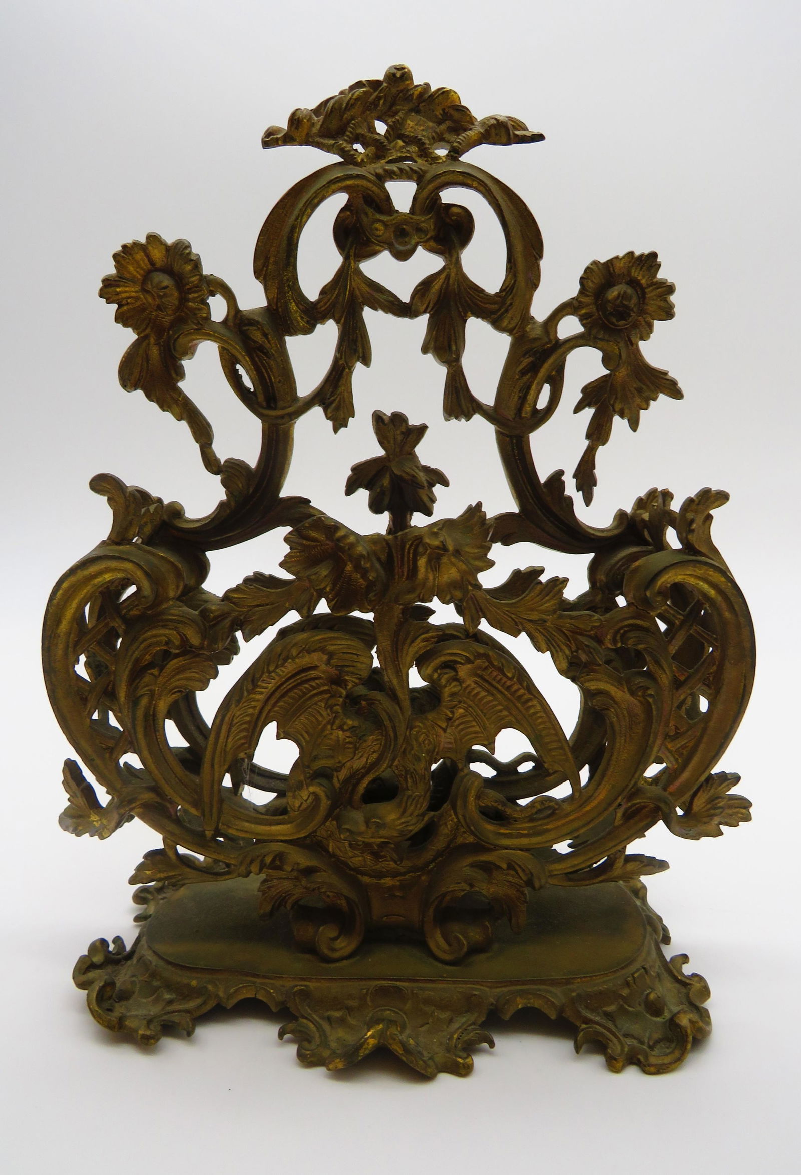 Victorian Bronze Letter Holder (1 of 6)