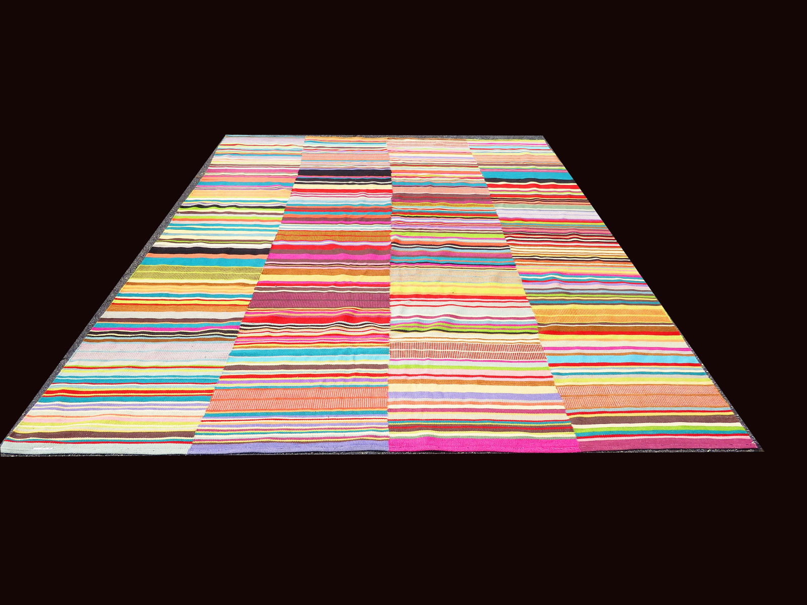 Vintage Colorful Woven Textile Rug (1 of 6)