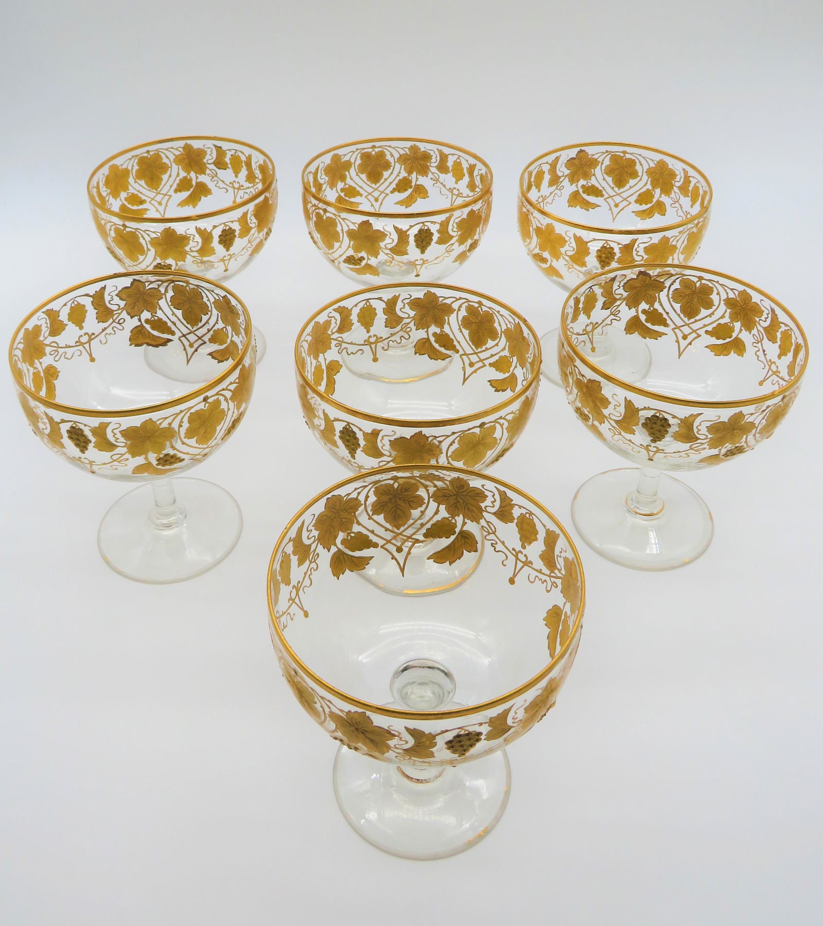 7 Baccarat Style Dessert Coupes/Goblets (1 of 4)