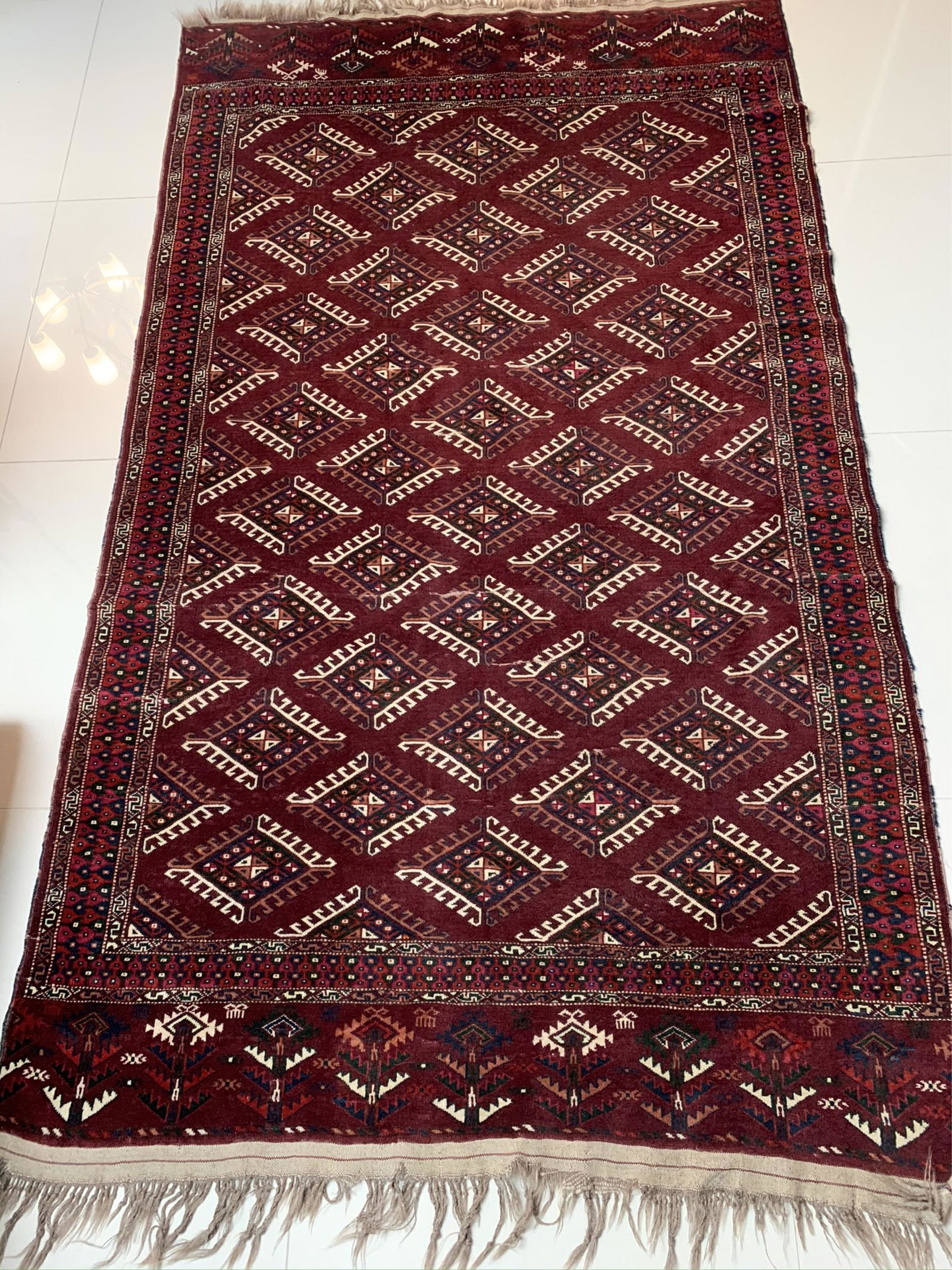 Antique Bokara Rug (1 of 6)