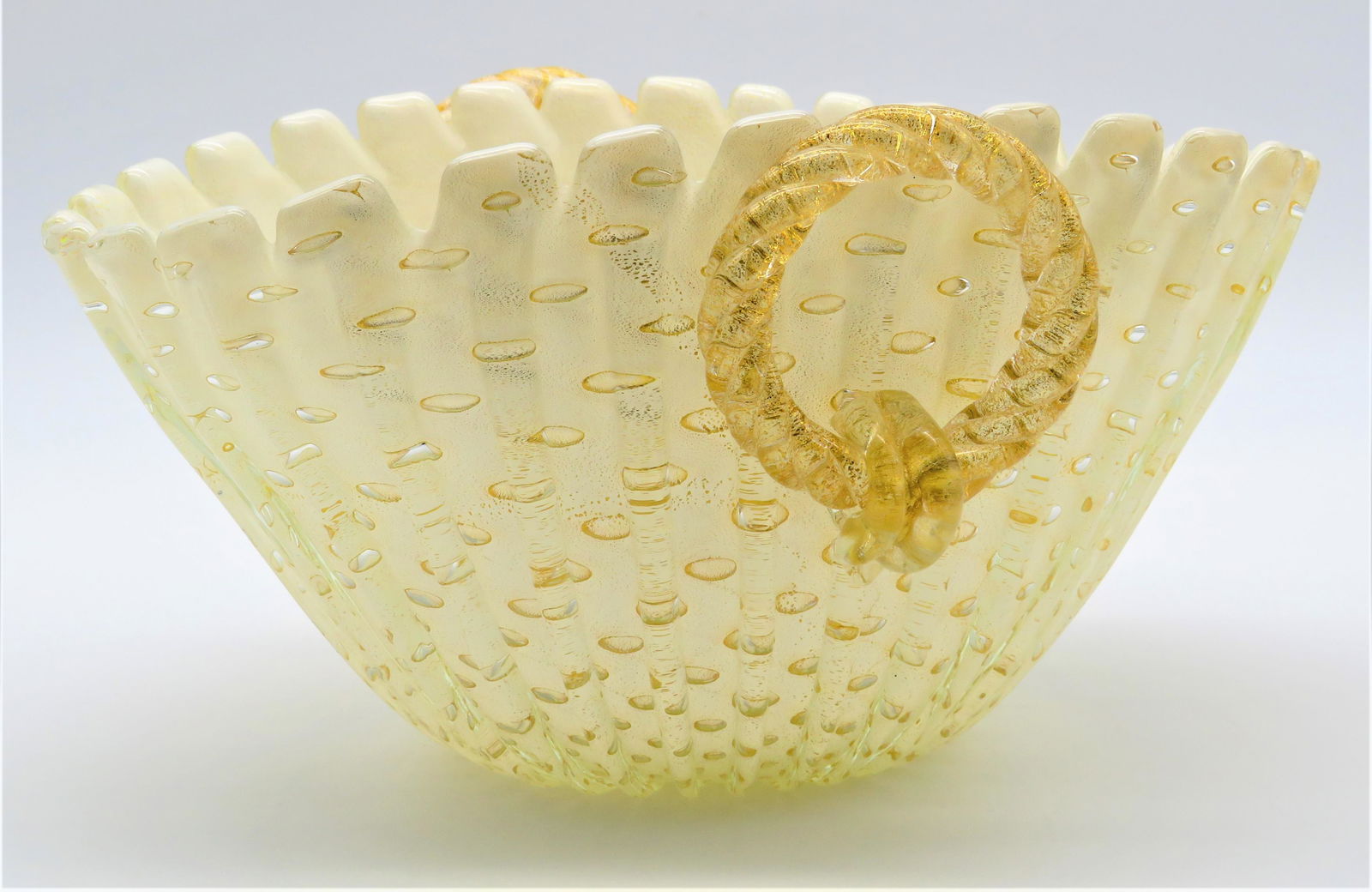 50's Ercole Barovier Cordonato Oro Vase (1 of 6)