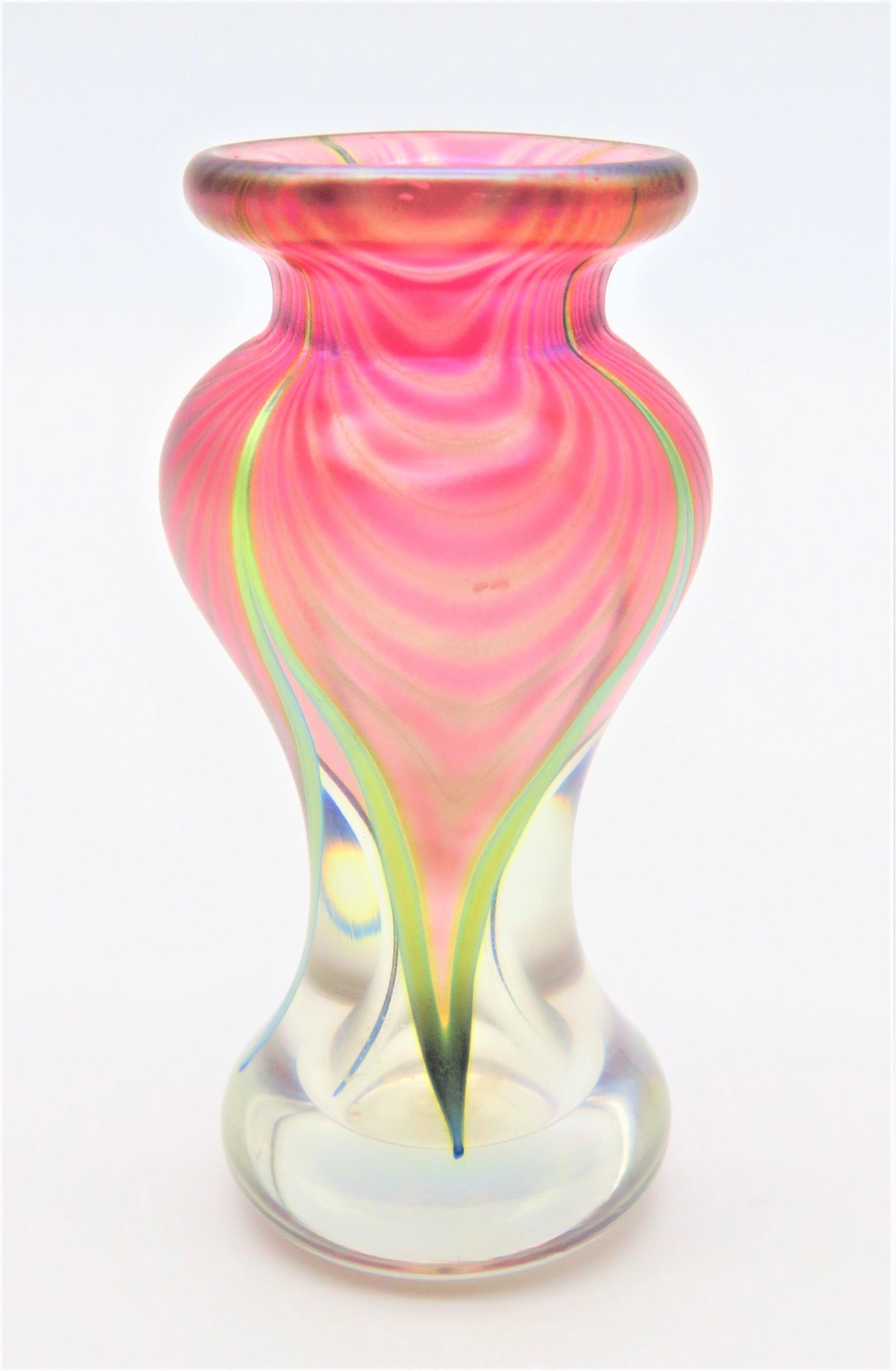 Stuart Abelman Miniature Art Glass Vase (1 of 3)