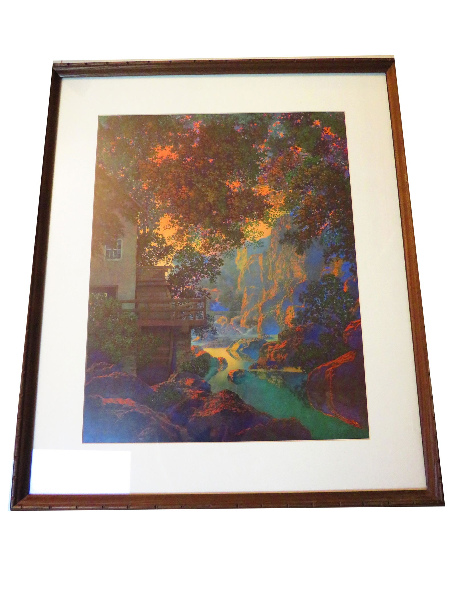 Maxfield Parrish Print "The Old Glen Mill" (1 of 4)