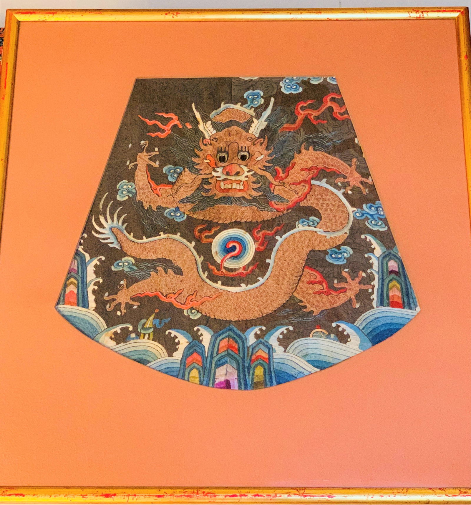Imperial Chinese Embroidered Panel (1 of 6)