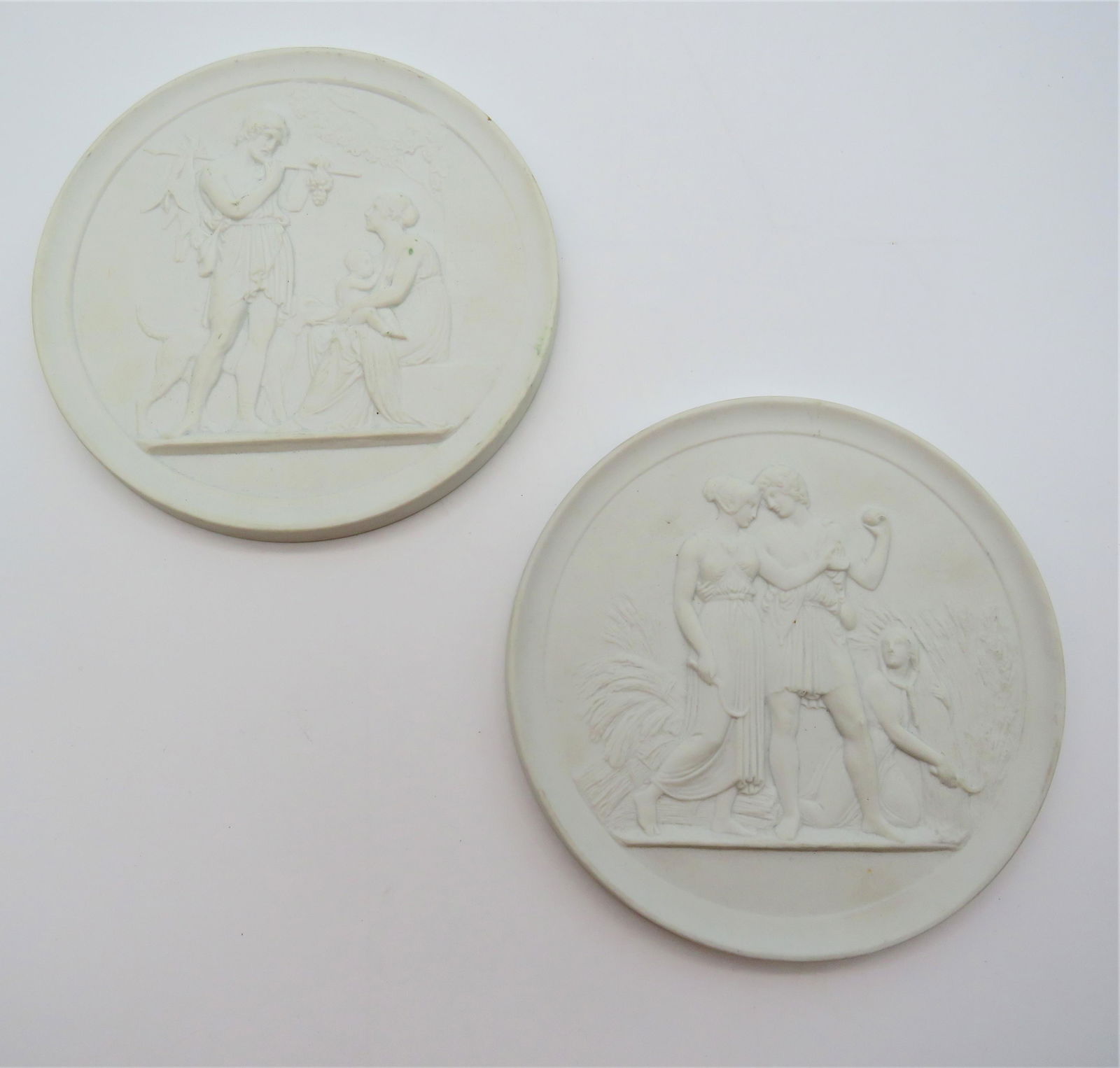 2 Royal Copenhagen Bisque Porcelain Plaques (1 of 5)