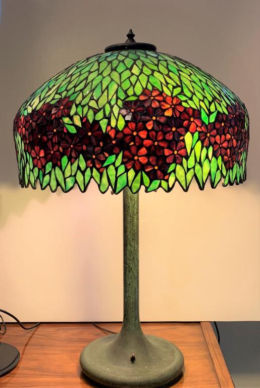Large Unique Art Glass Co. Lamp (1 of 8)