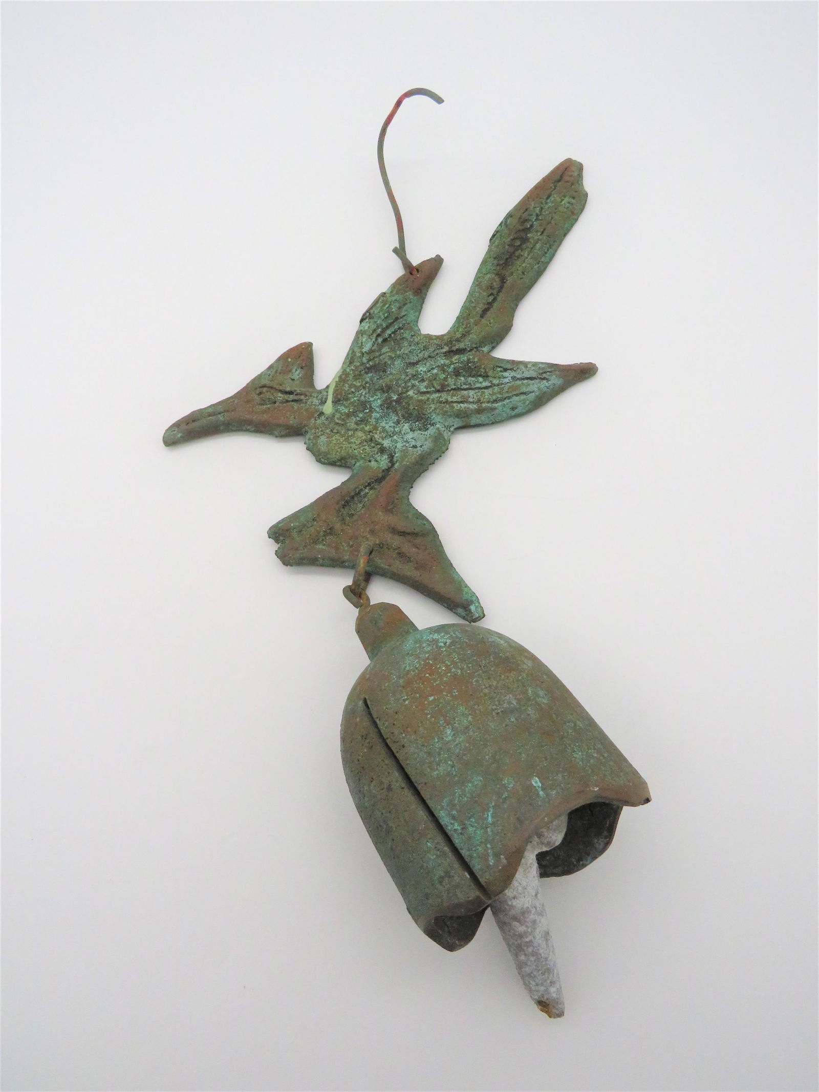 Vintage Brutalist Paolo Soleri Bronze Bell (1 of 3)