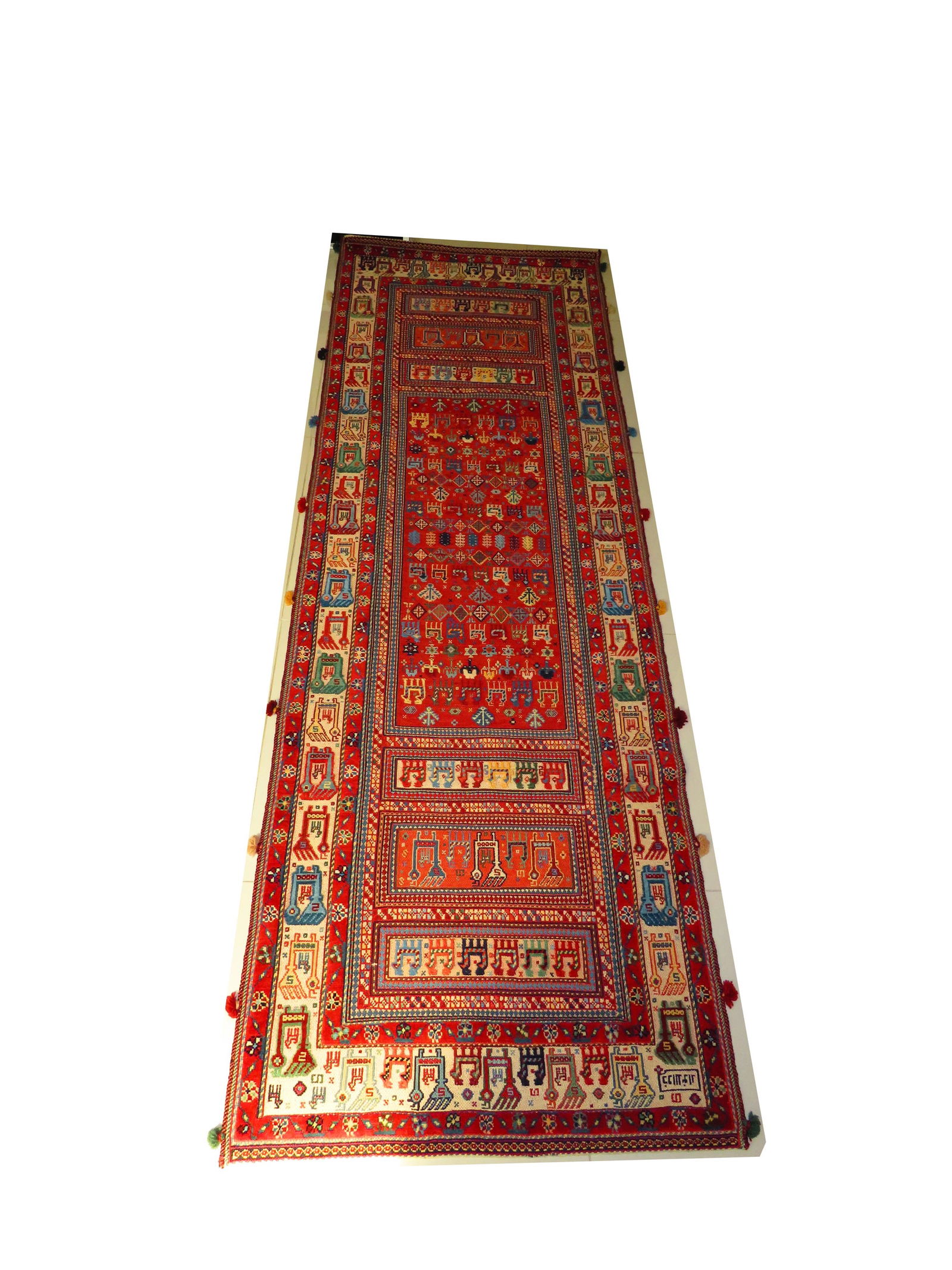 Signed Zollanvari Gabbeh Pictorial Rug (1 of 9)