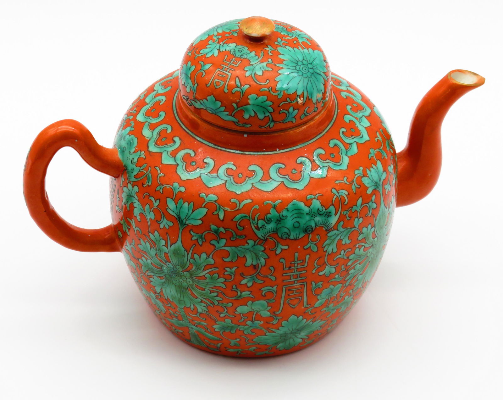 19/20 C Chinese Guangxu Porcelain Teapot (1 of 9)