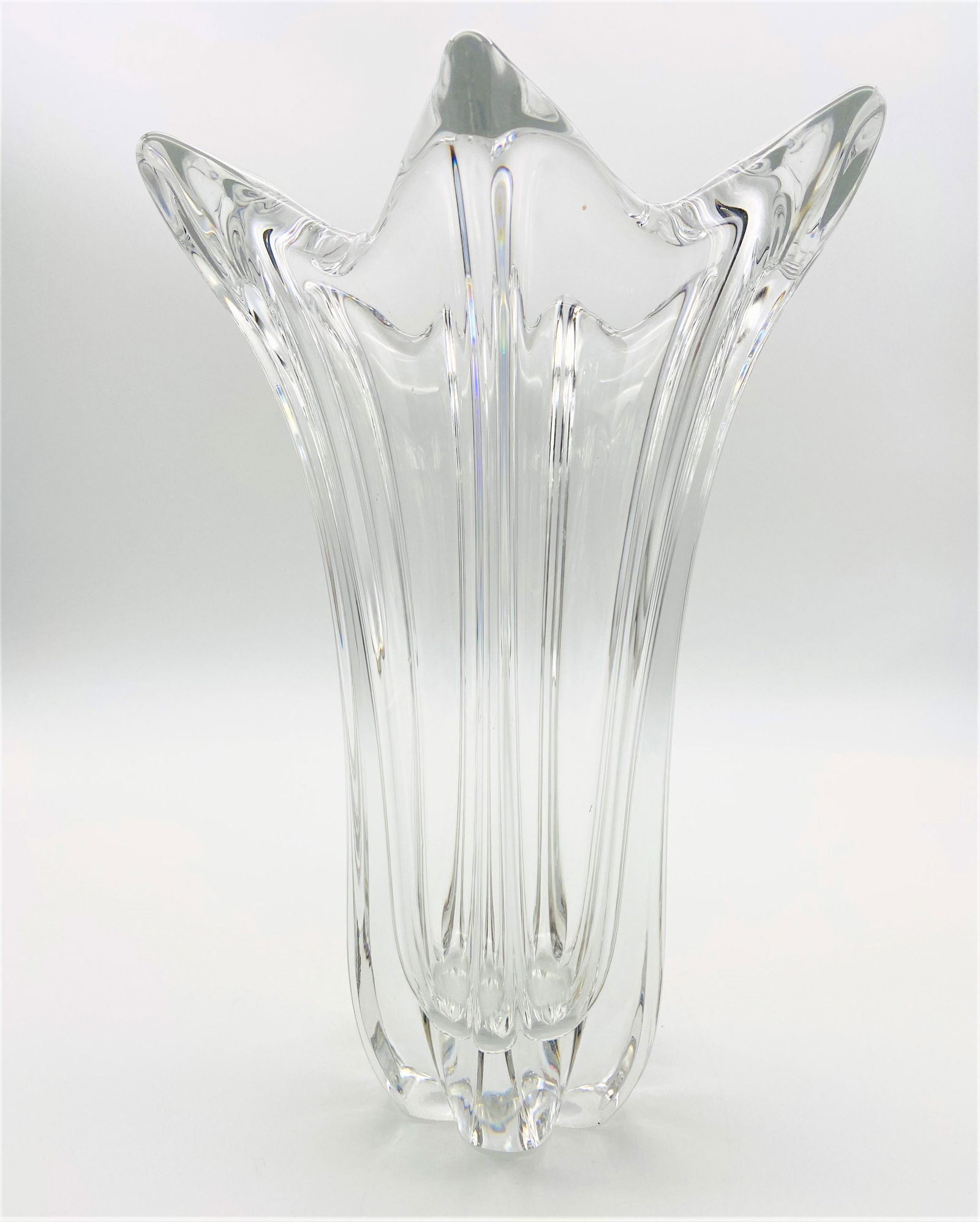 Large Daum France Crystal Vase (1 of 4)