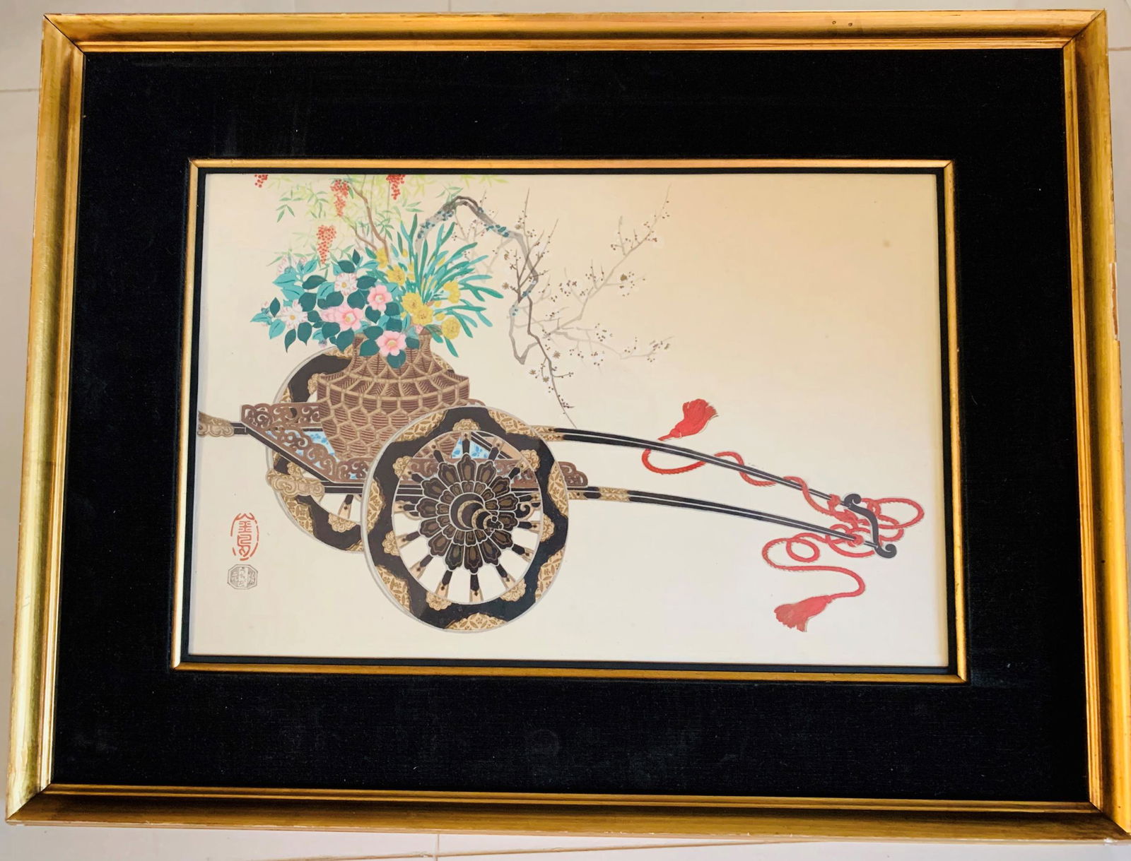 Vintage Japanese Ukiyo-e Wood Block Print (1 of 4)