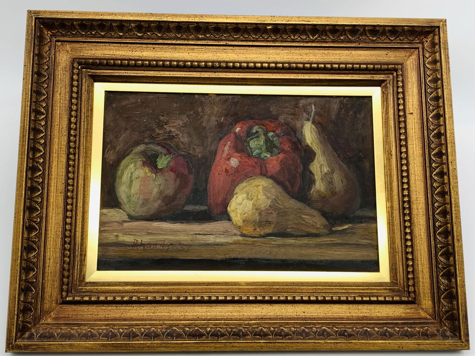 Signed Mid Century American O/B Still Life (1 of 4)