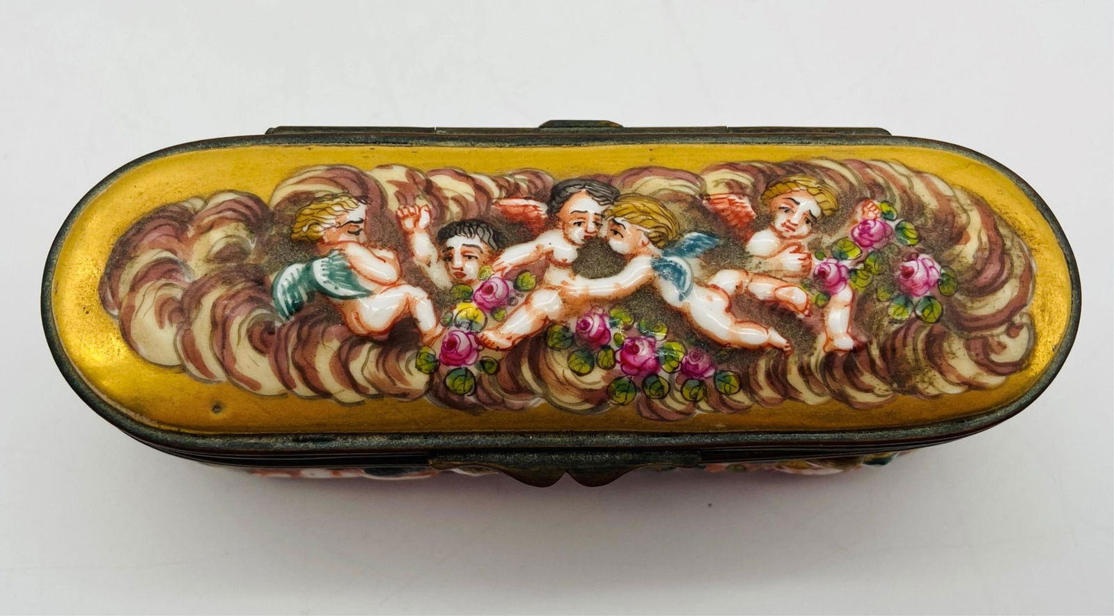 Antique Capodimonte Trinket Box (1 of 7)