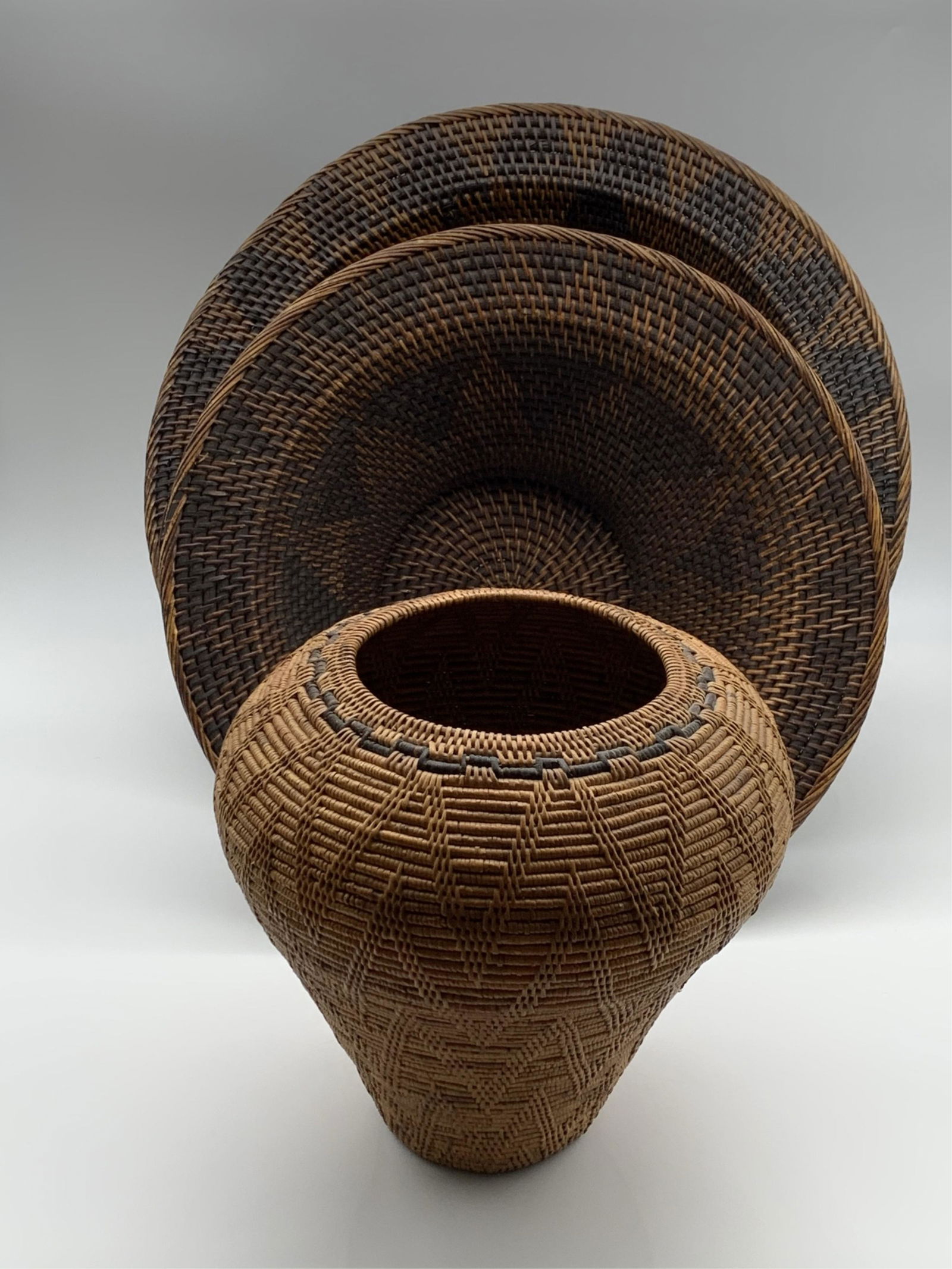 3 Antique African Baskets (1 of 4)