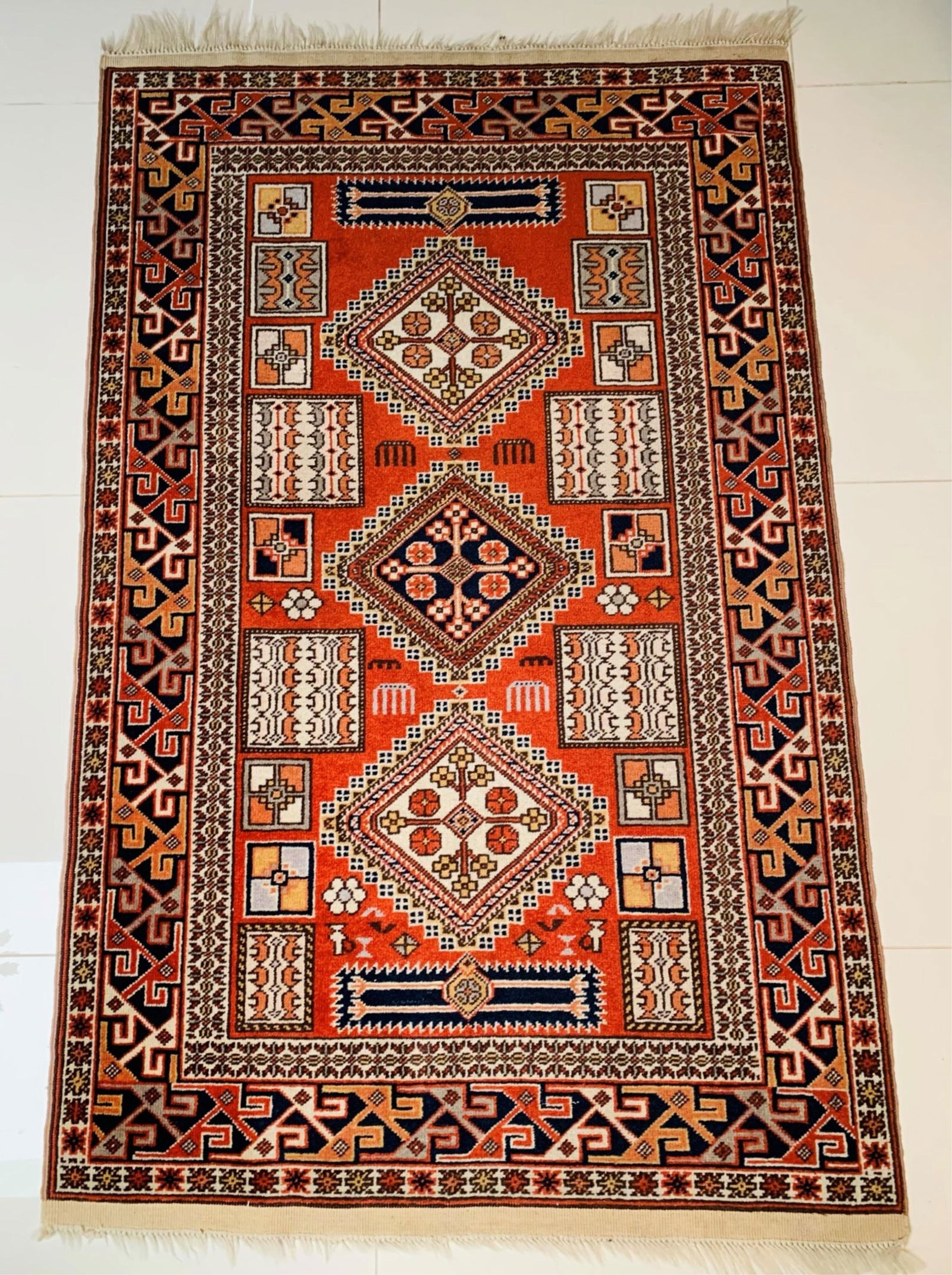 Semi-Antique Caucasian Rug (1 of 6)