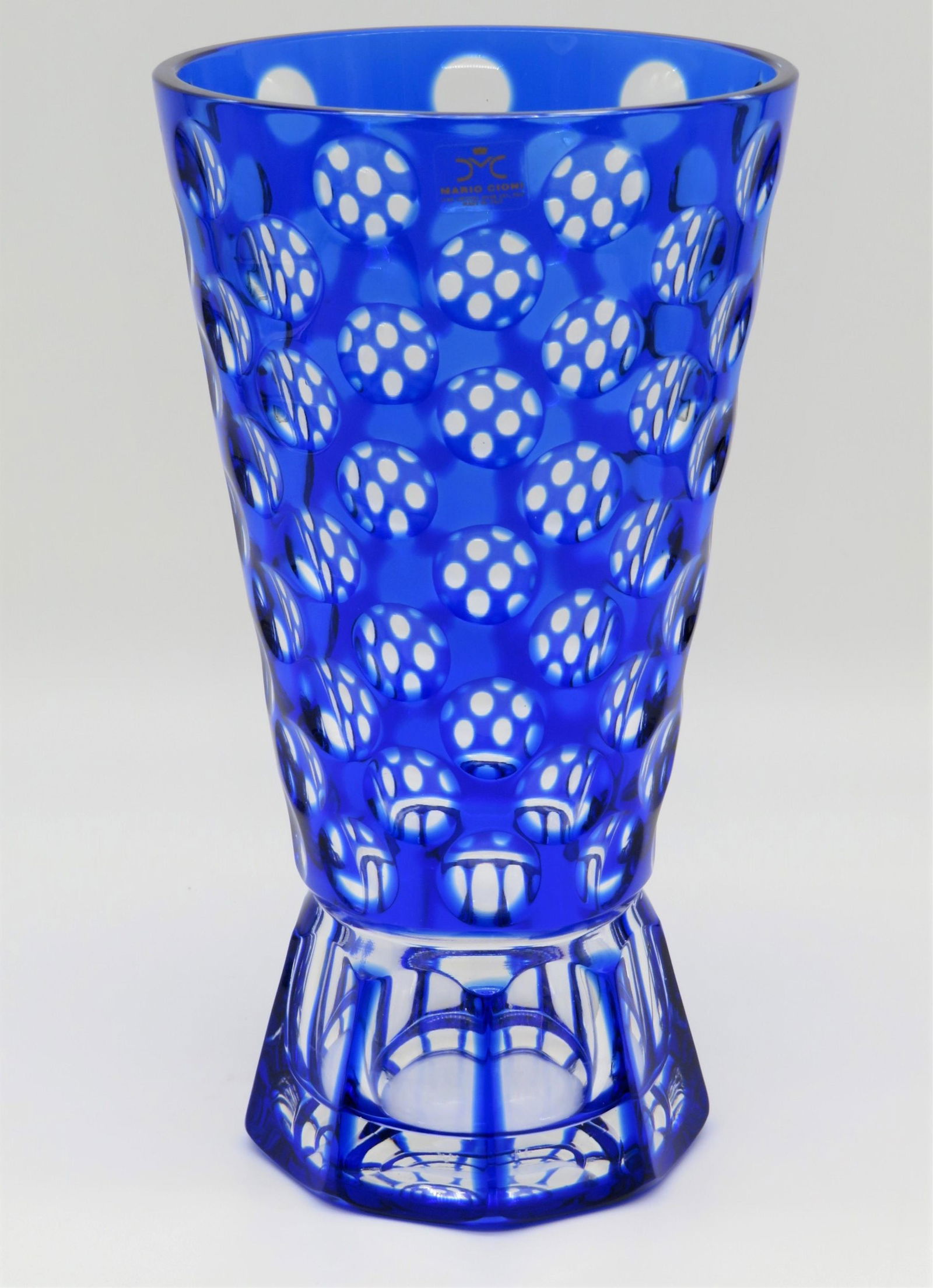 Mario Cioni Italian Crystal Vase (1 of 4)
