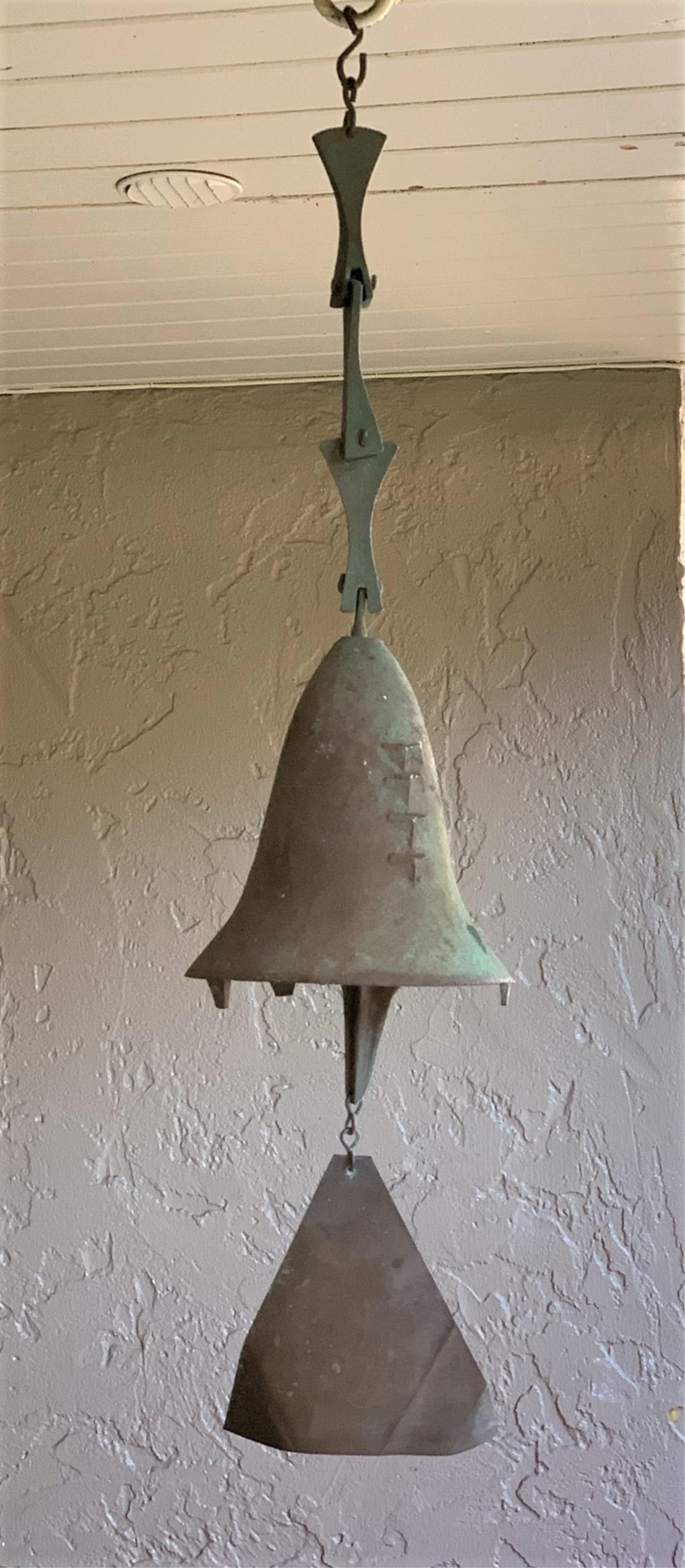 Large Vintage Paolo Soleri Bronze Bell (1 of 8)