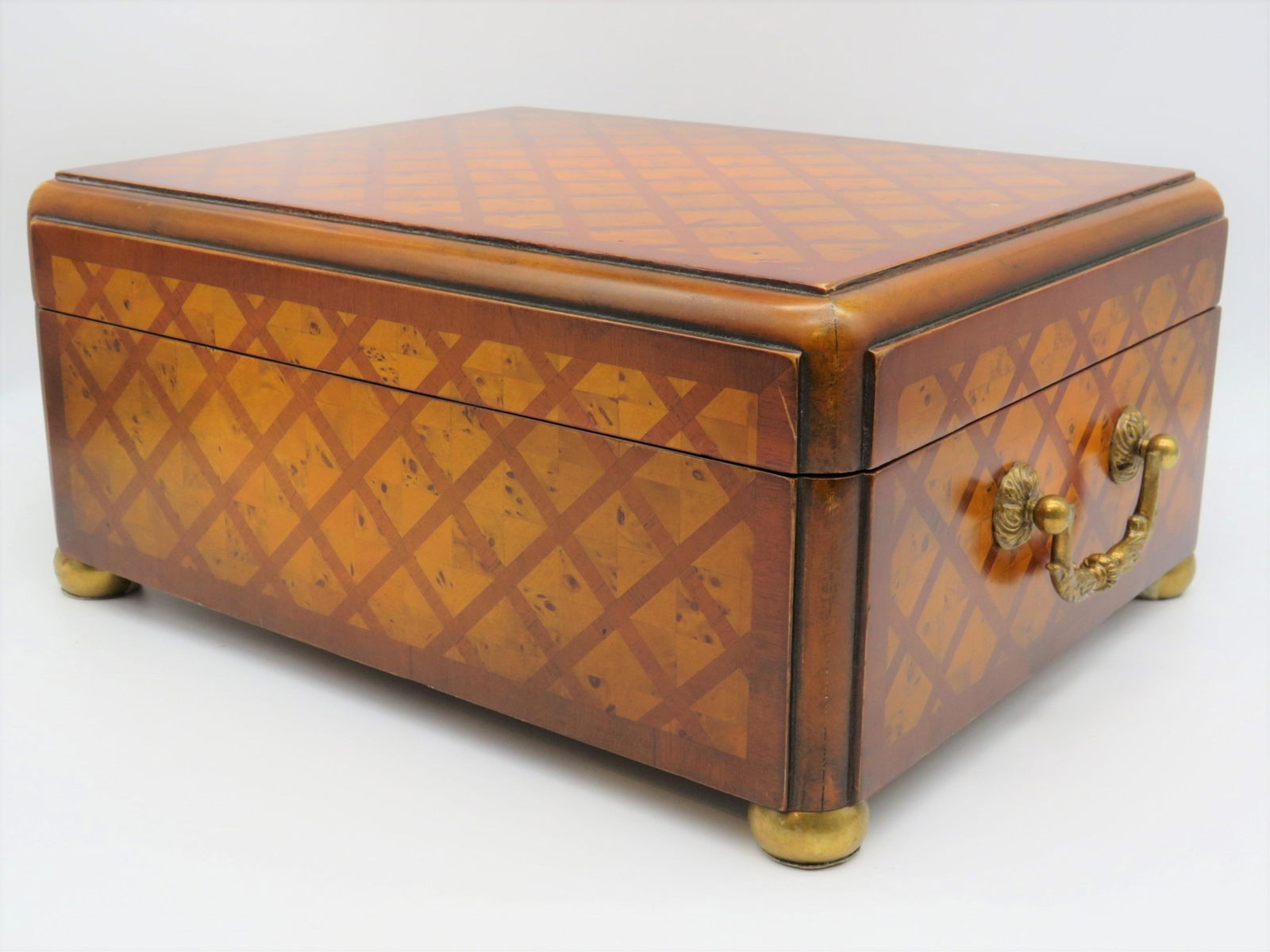 Theodore Alexander Burl Parquetry Box (1 of 5)