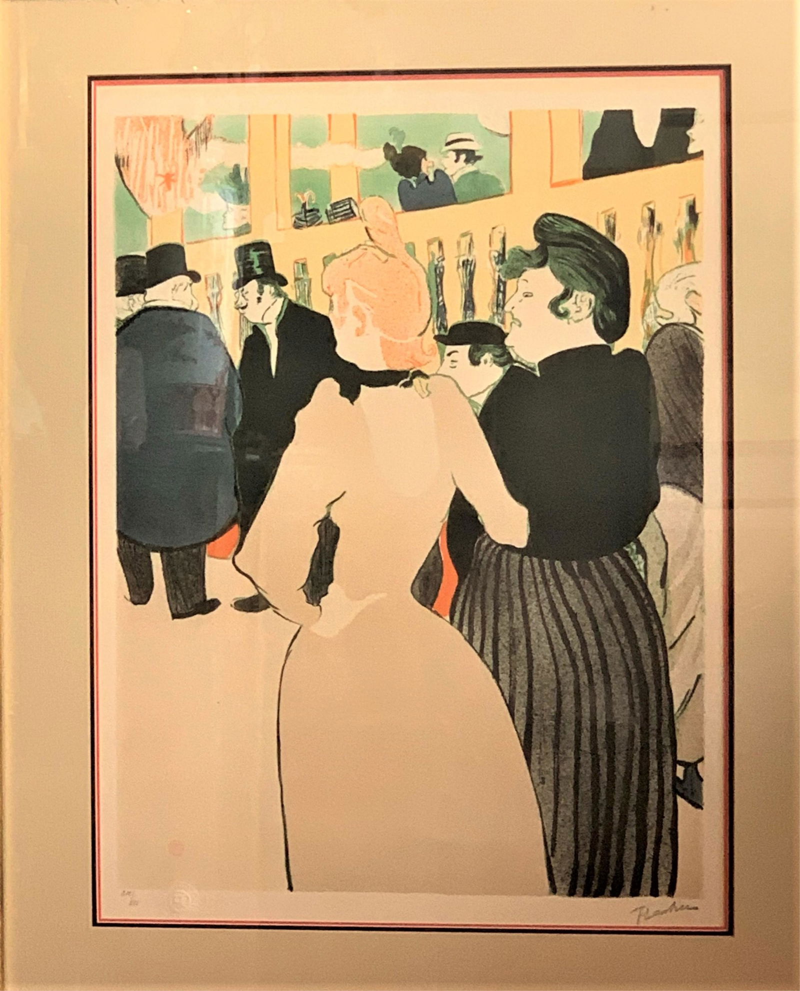 Henri de Toulouse-Lautrec Color Lithograph (1 of 5)