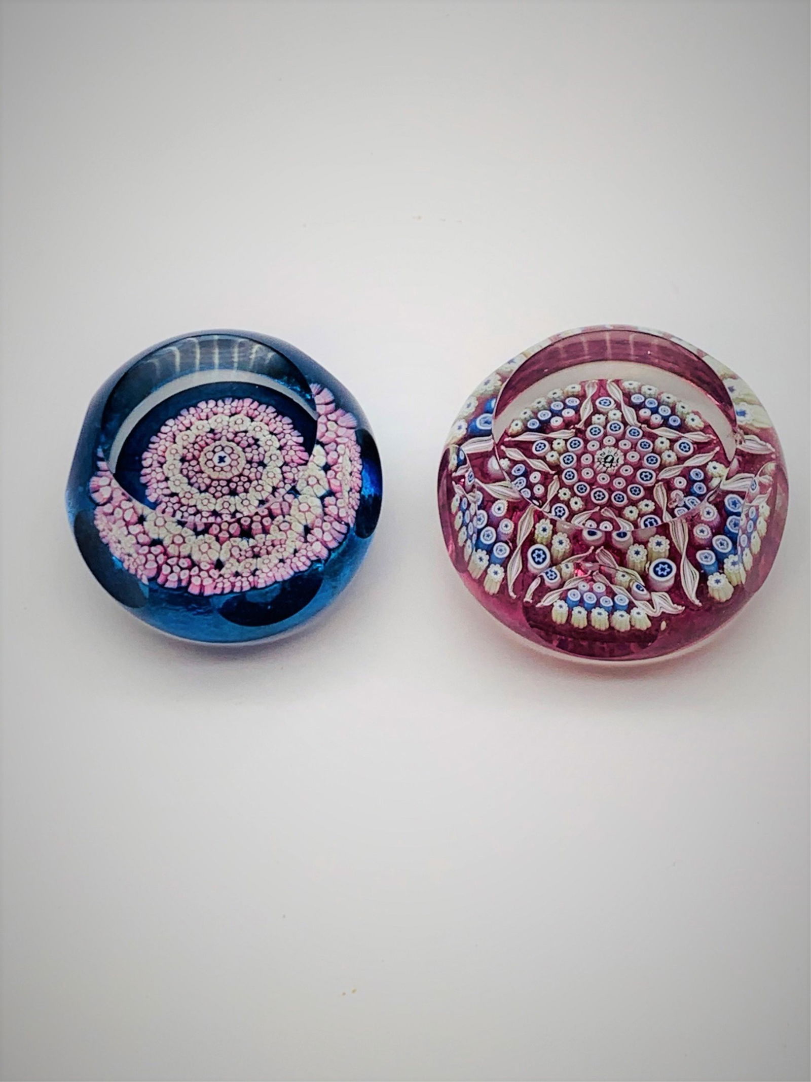 2 Vintage Millefiori Paperweights (1 of 7)