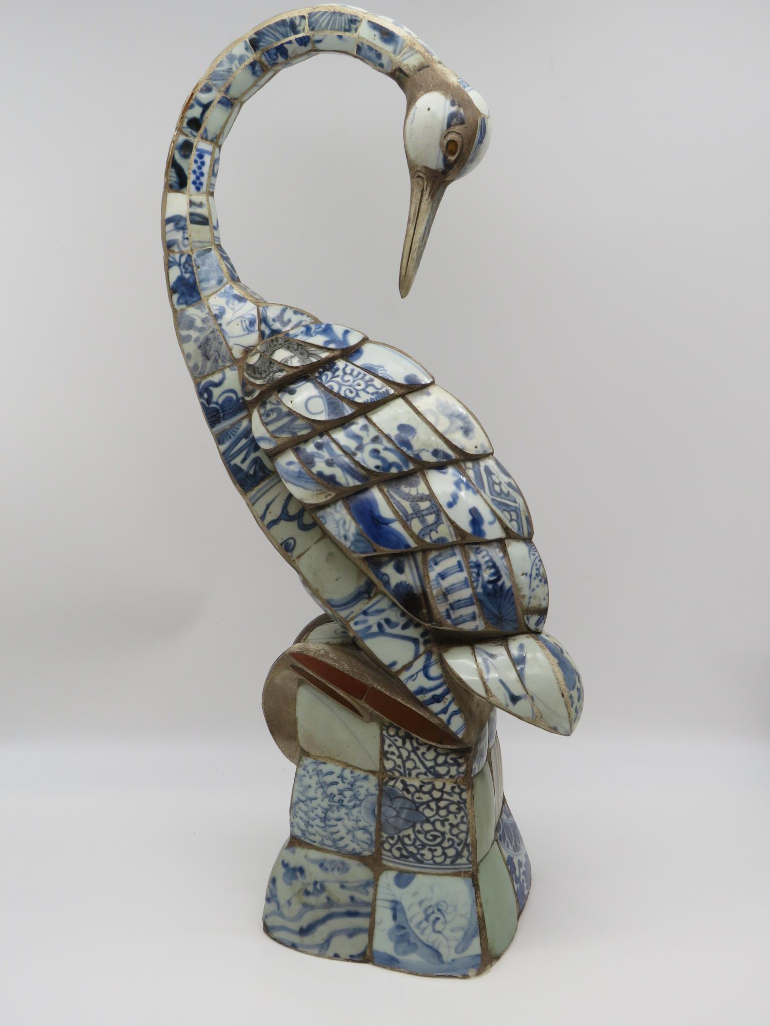 Large Vintage Chinese Mosaic Bird Figure (1 of 7)