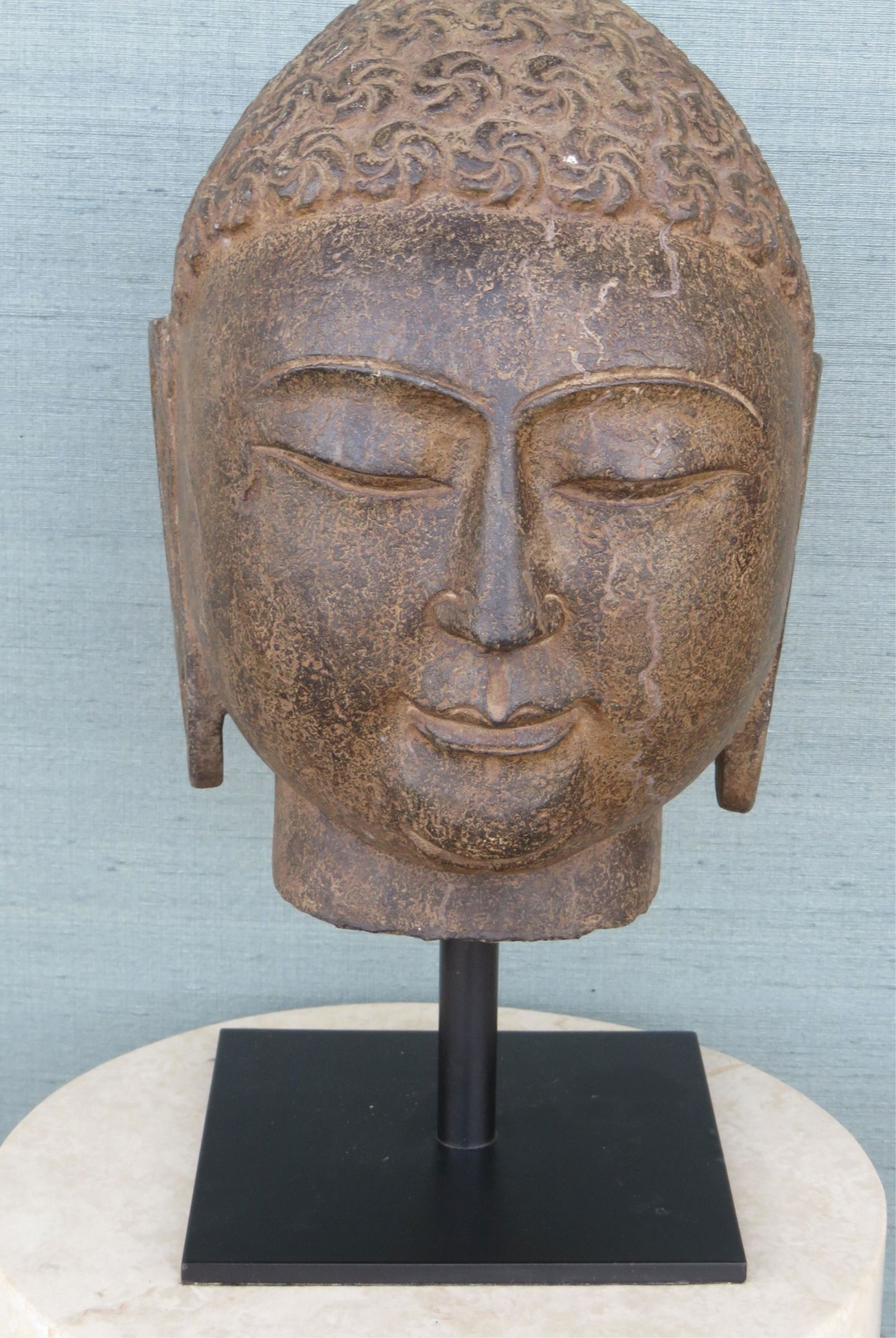 Chinese Tang Carved Stone Buddha Head (1 of 7)