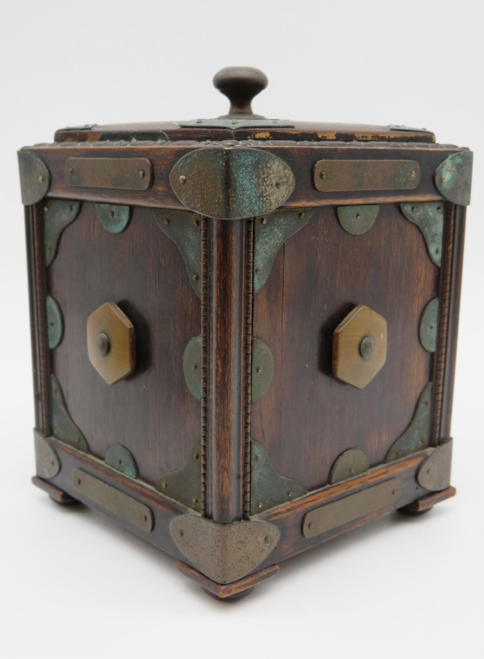 English Arts & Crafts Tea Caddy (1 of 5)