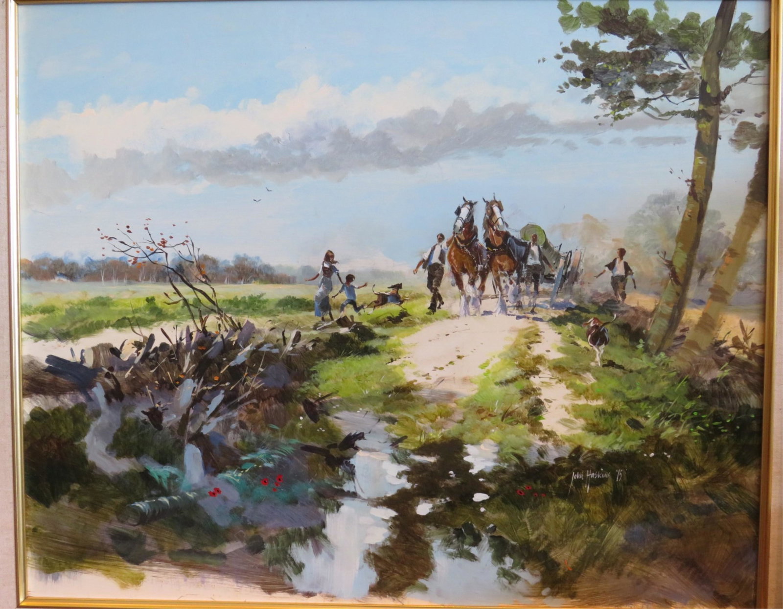 John Haskins (b. 1938 O/B "The Loggers" (1 of 6)