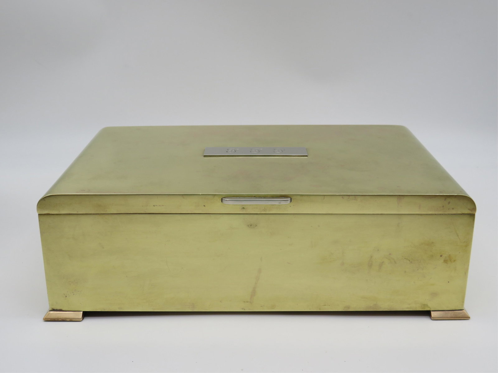 Art Deco Silver Crest Box (1 of 6)