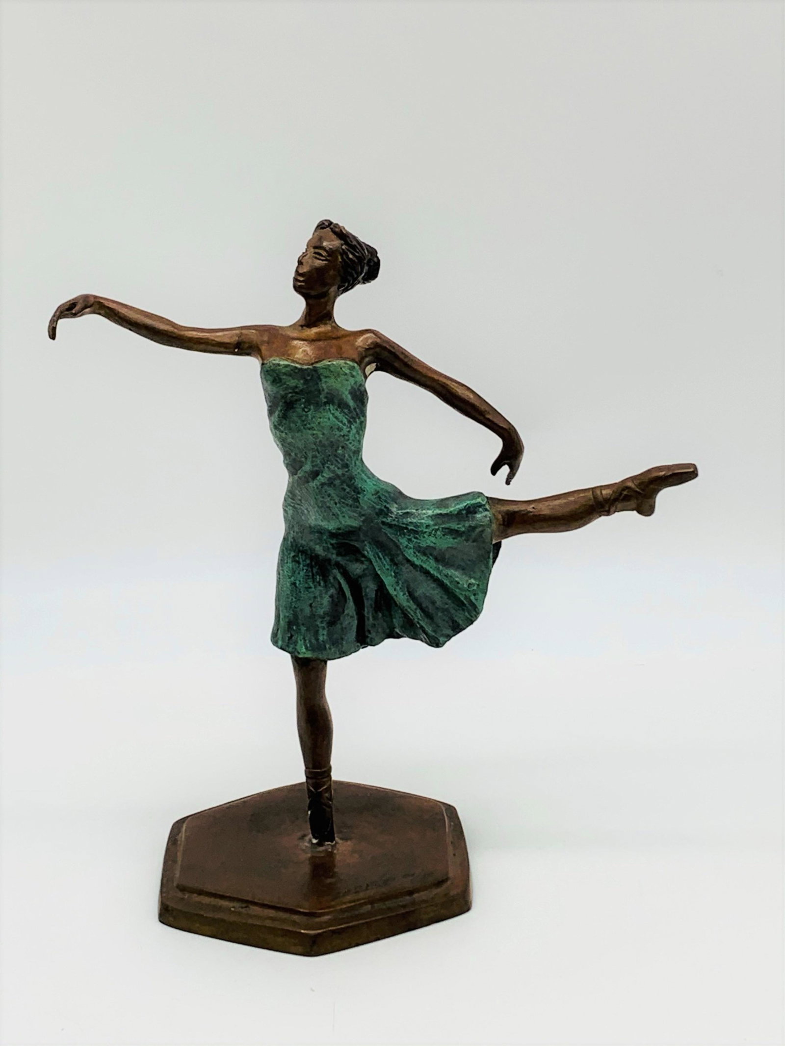 20th C. Bronze Ballerina Sculpture (1 of 7)
