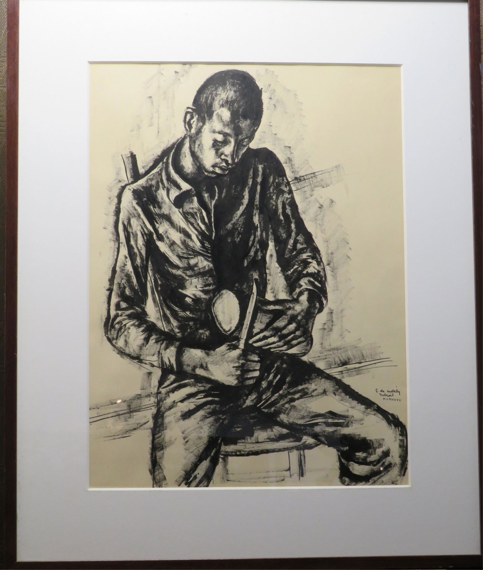 Francis (Ferenc) De Erdelyi (1904 - 1959) Ink (1 of 6)