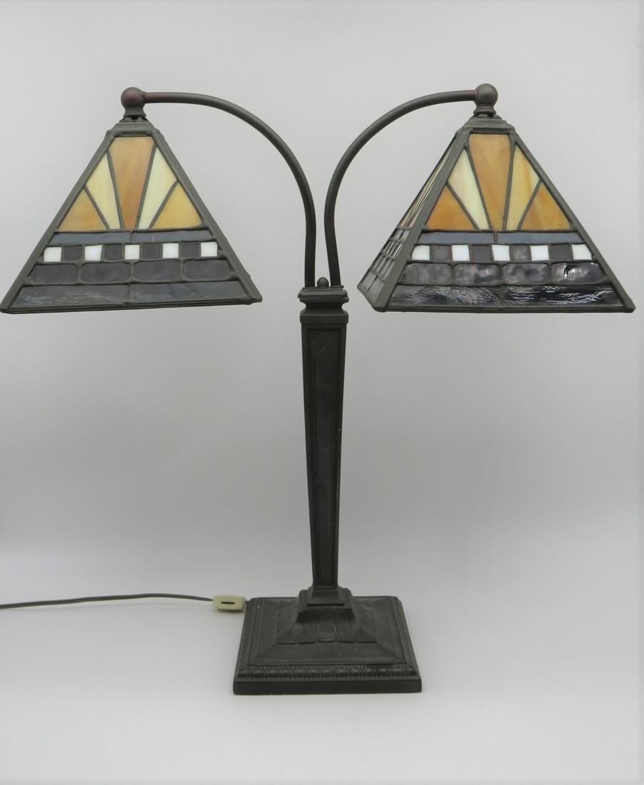 Arts and Crafts Glass Lamp (1 of 7)