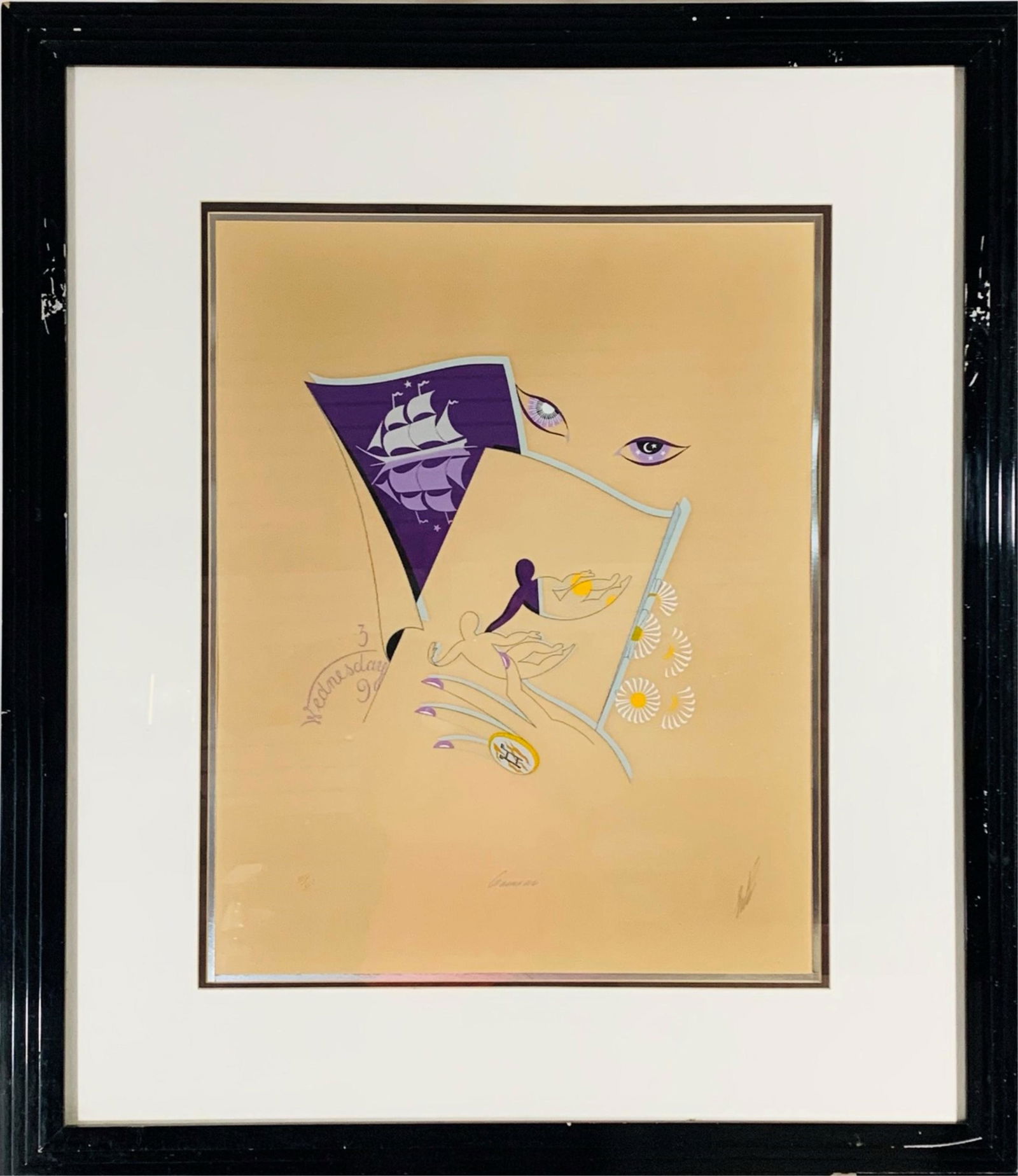 Erte Etching on Paper "Gemini" (1 of 5)