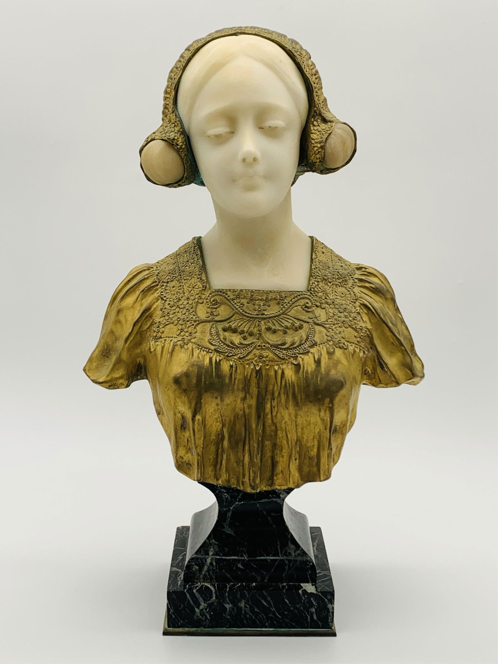 Affortunato Gory Bronze / Marble Bust (1 of 5)