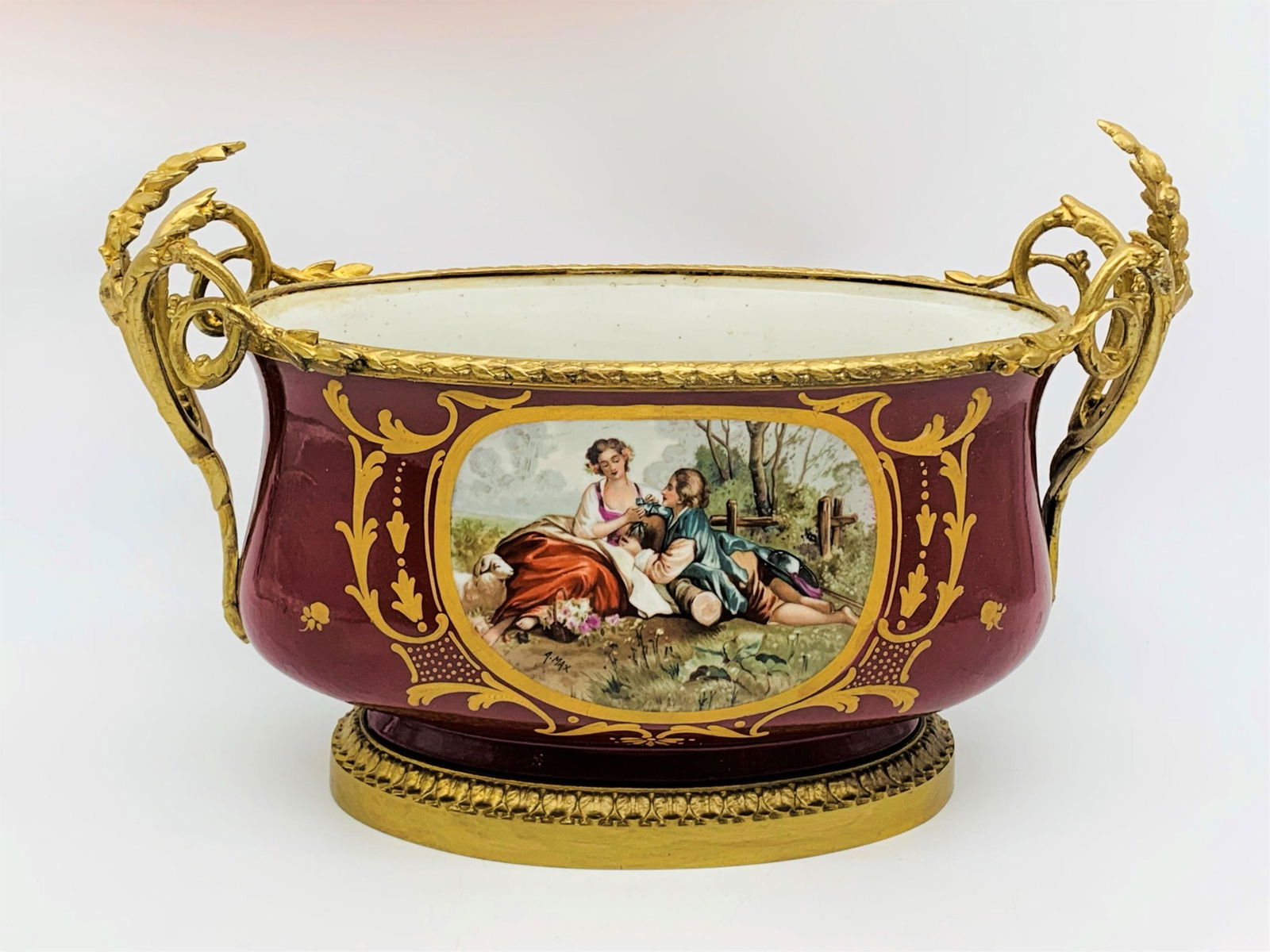 Sevres Ormolu Mounted Centerpiece (1 of 9)