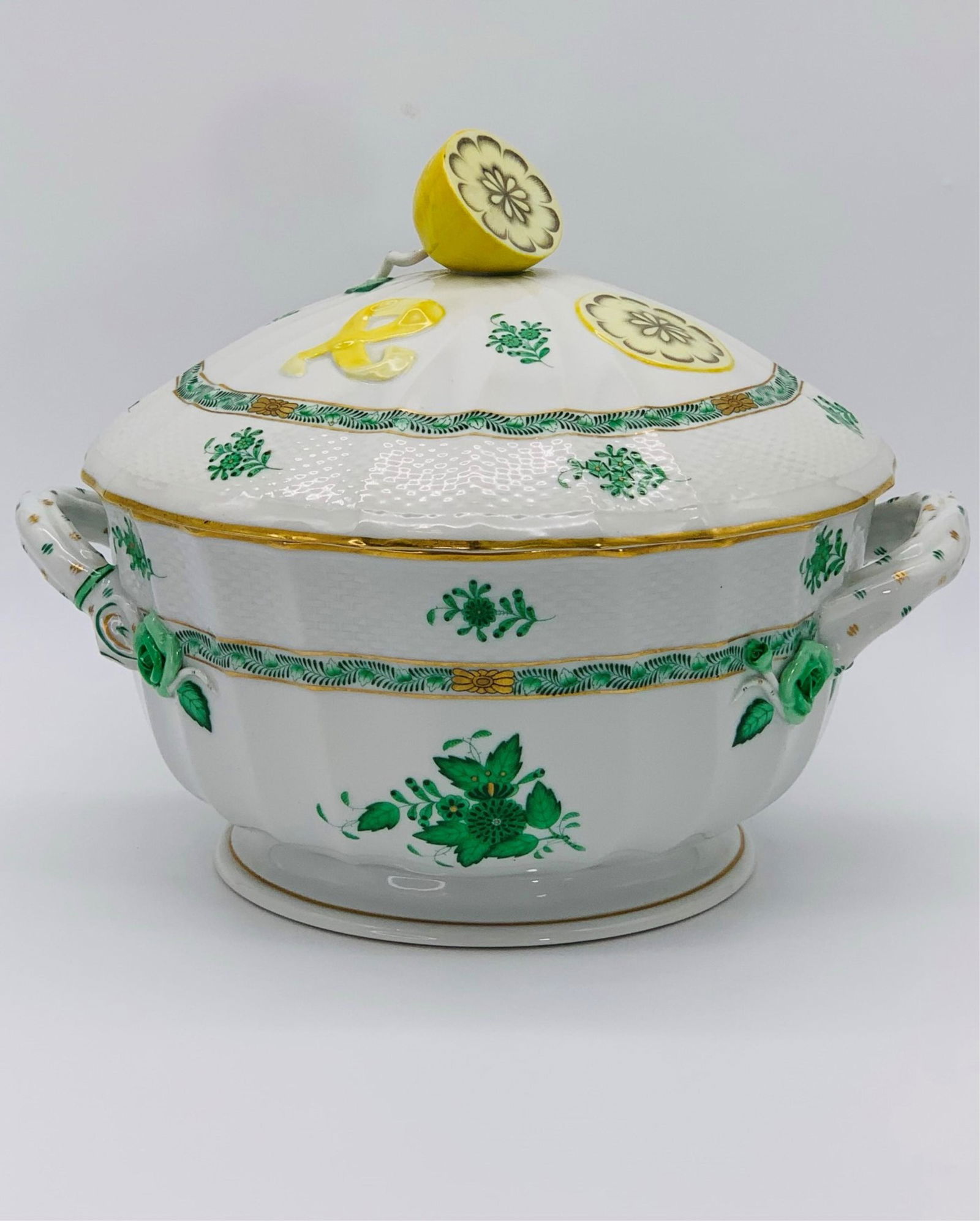 Large Herend Porcelain Oval Tureen (1 of 7)