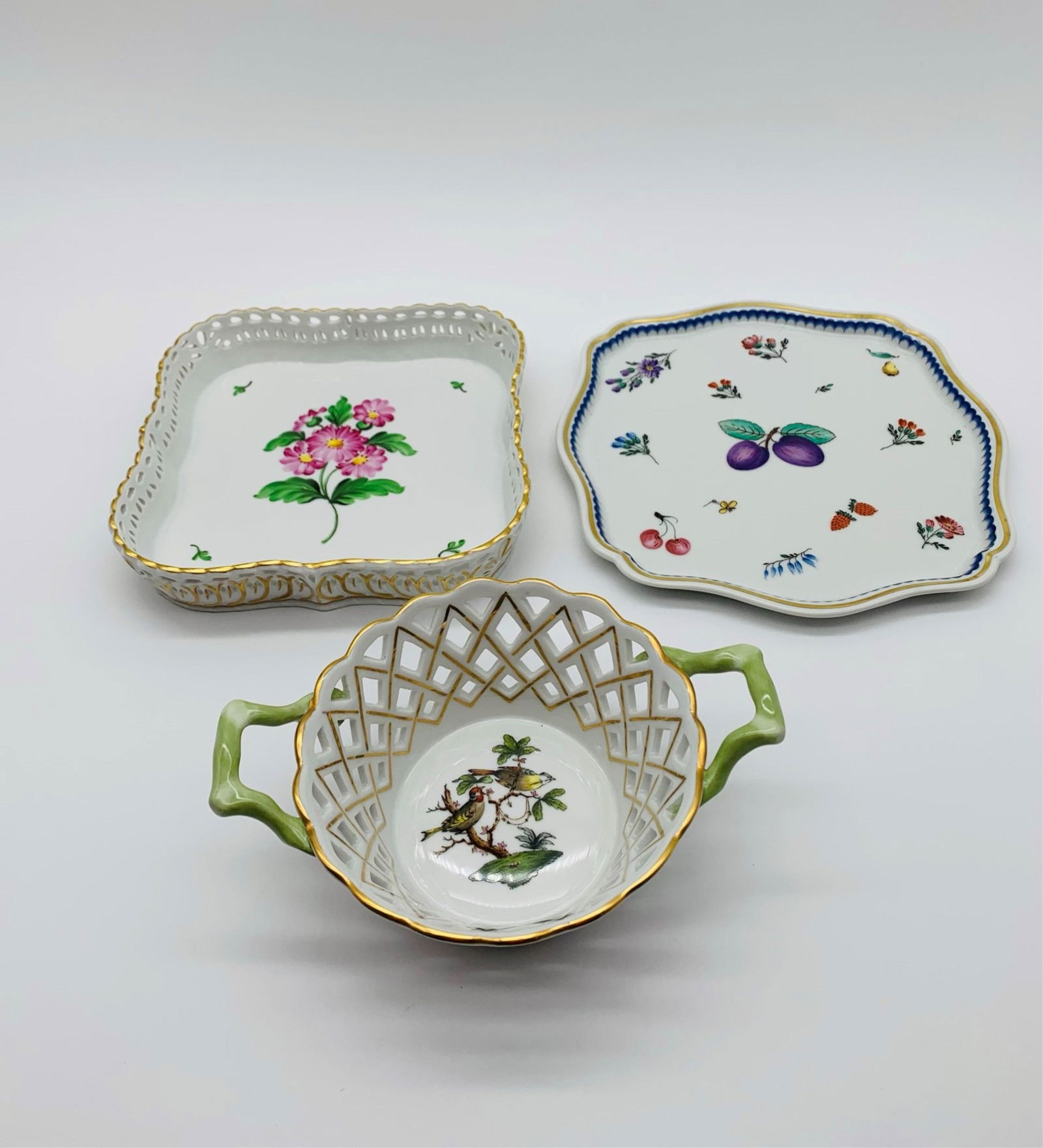 3 Herend & Ginori Table Top Items (1 of 4)