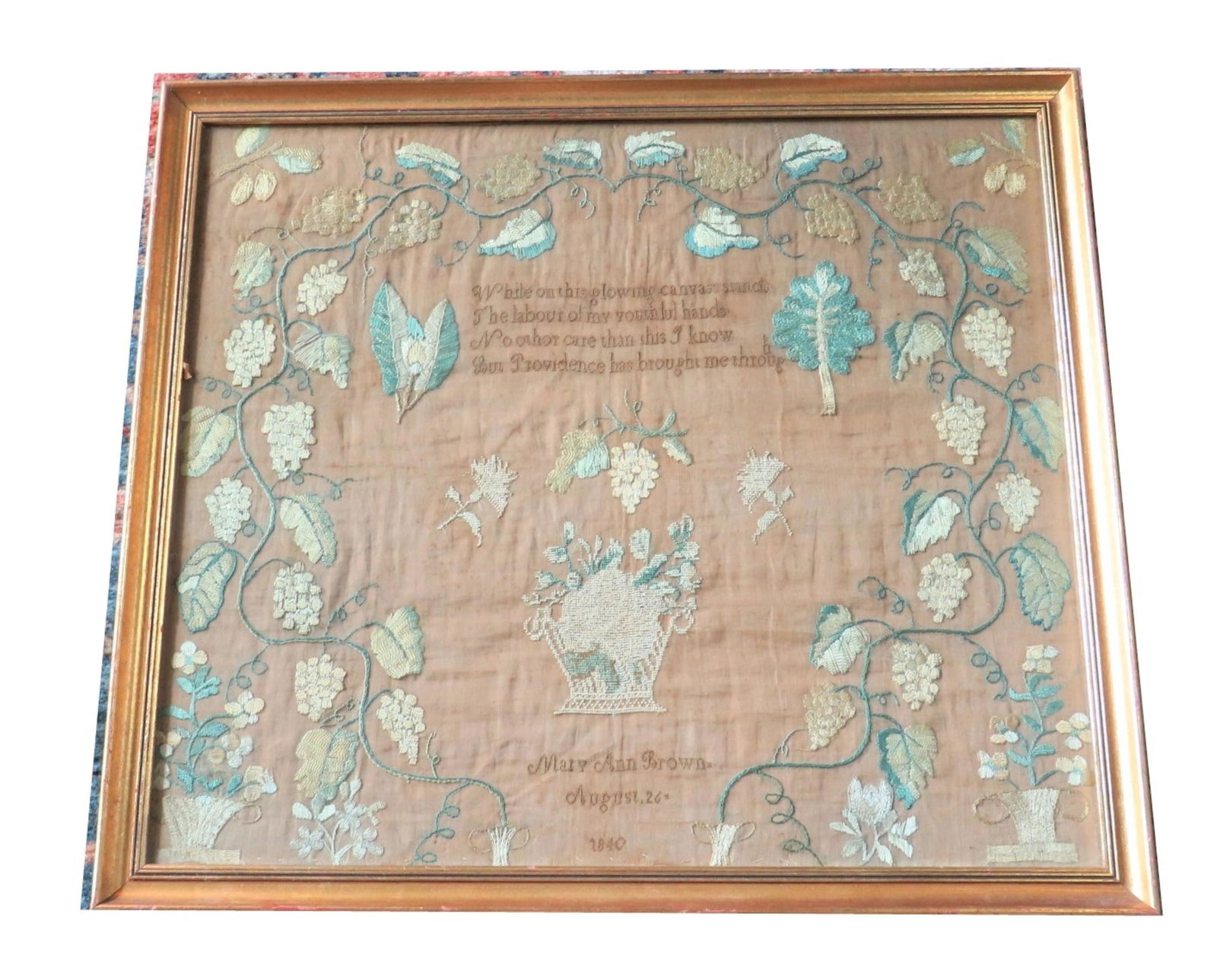 1840 American Sampler (1 of 7)