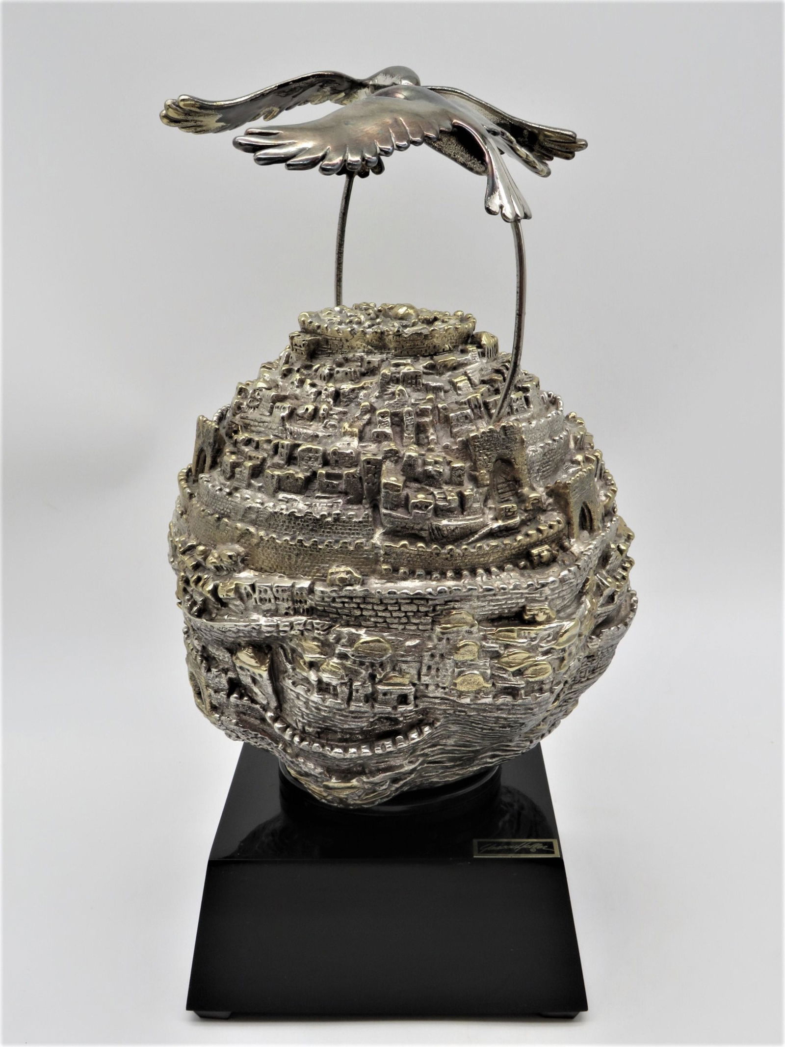Large Yaacov Heller Silver Clad Sculpture (1 of 7)