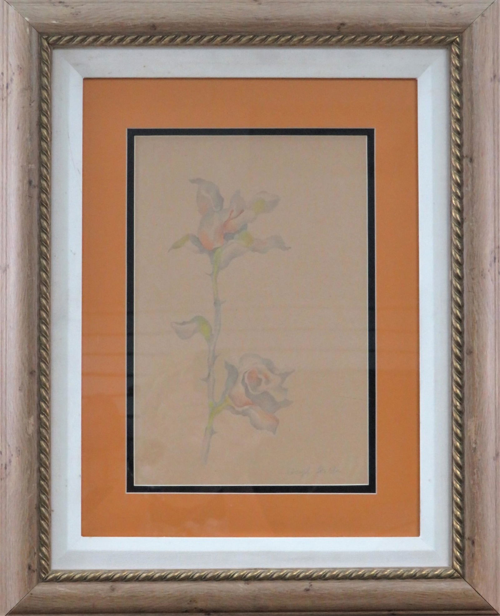 Joseph Stella W/C "Still Life Of Flowers" (1 of 4)