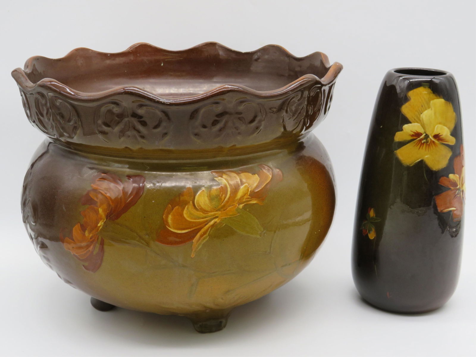 2 PC Rookwood Style Pottery Lot (1 of 7)