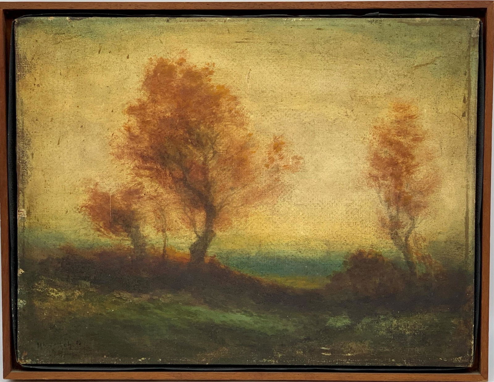 Hudson Mindell Kitchell O/C "Fall Landscape" (1 of 7)