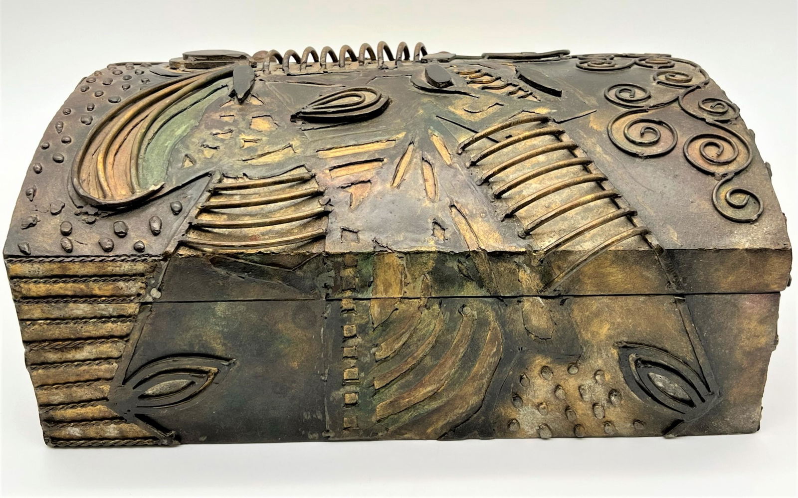 Large Paul Evans Style Bronze Box (1 of 7)