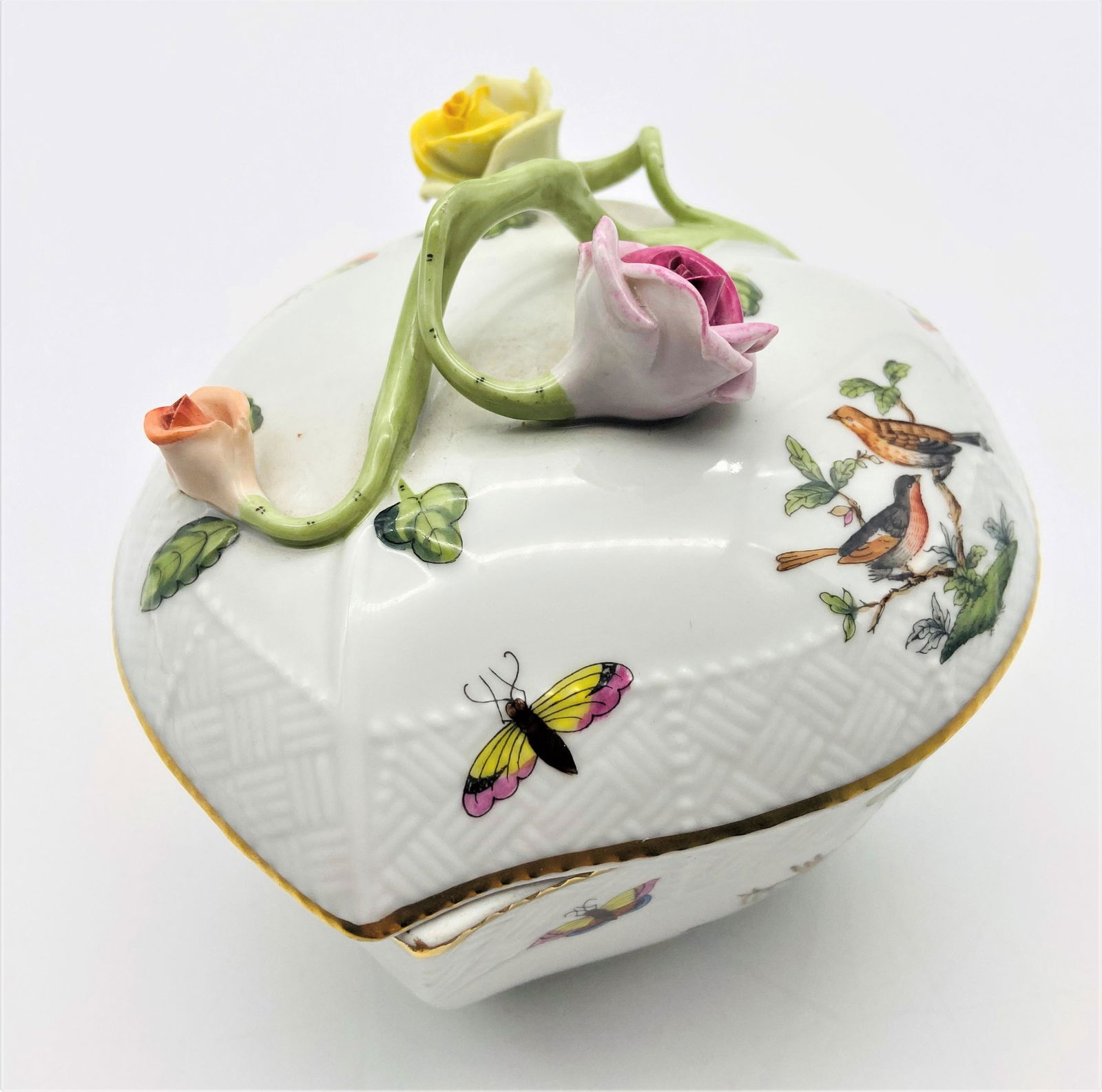 Herend Rothschild Bird Covered Box (1 of 7)