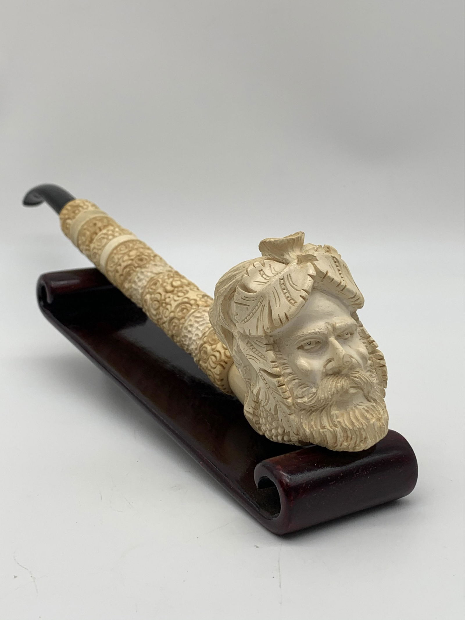 Vintage Carved Figural Meerschaum Pipe (1 of 7)