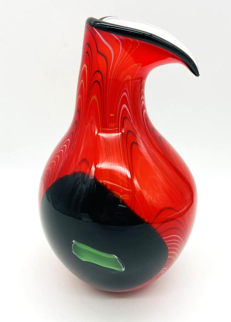 Dino Martens style Italian Glass "Oriente" Vase (1 of 7)