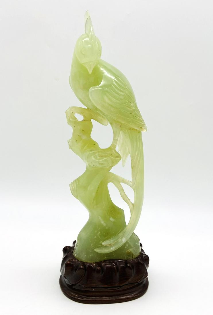 Chinese Carved Jade Bird Figurine (1 of 7)